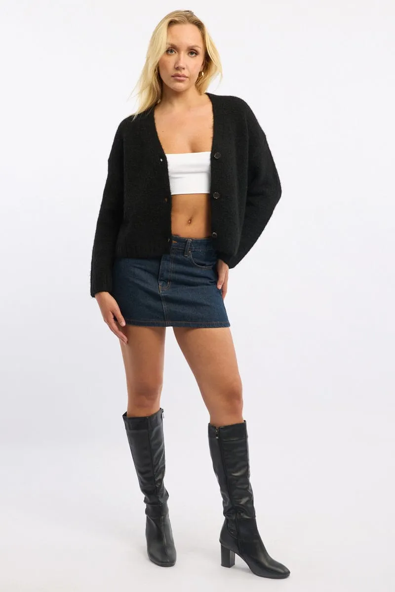 #1 Best Seller: Denim Mini Skirt Mid Rise Regular Fit Ally  Last Few Pieces!