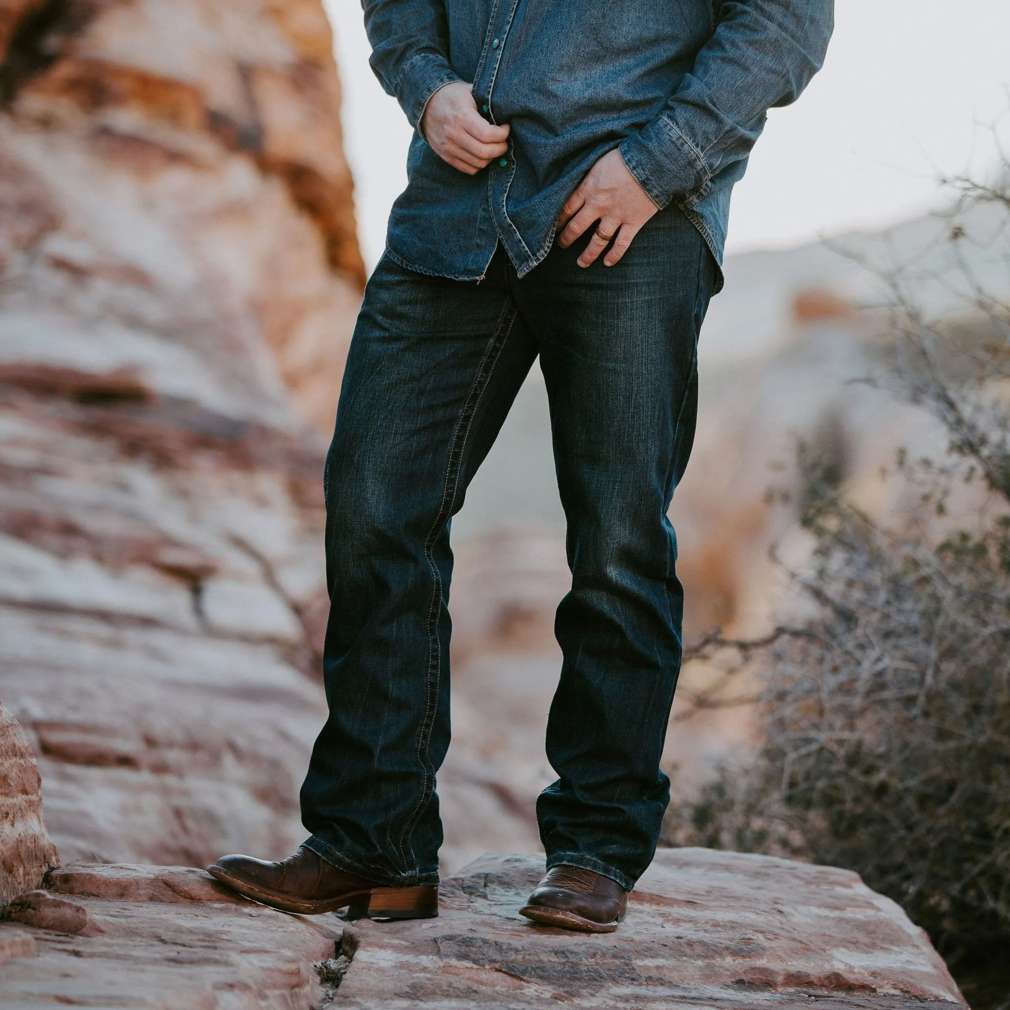1312 Fit Jeans With a Pieced Back Pocket -STETSON