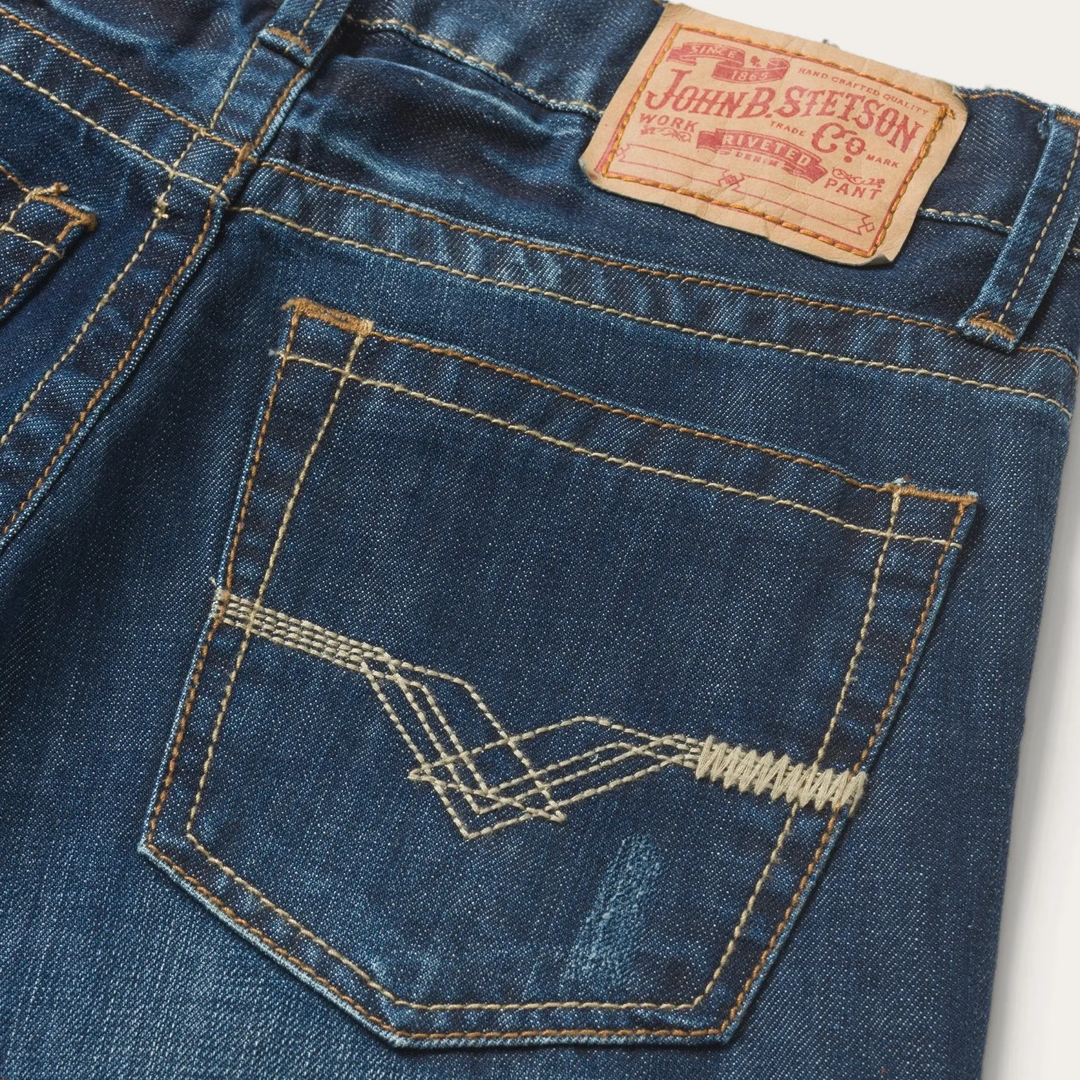 1312 Fit Jeans With Back Pocket Detail -STETSON