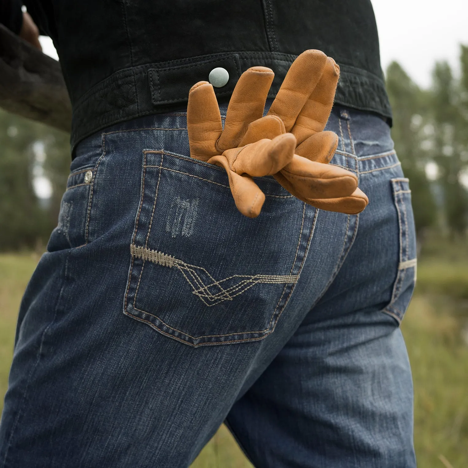1312 Fit Jeans With Back Pocket Detail -STETSON