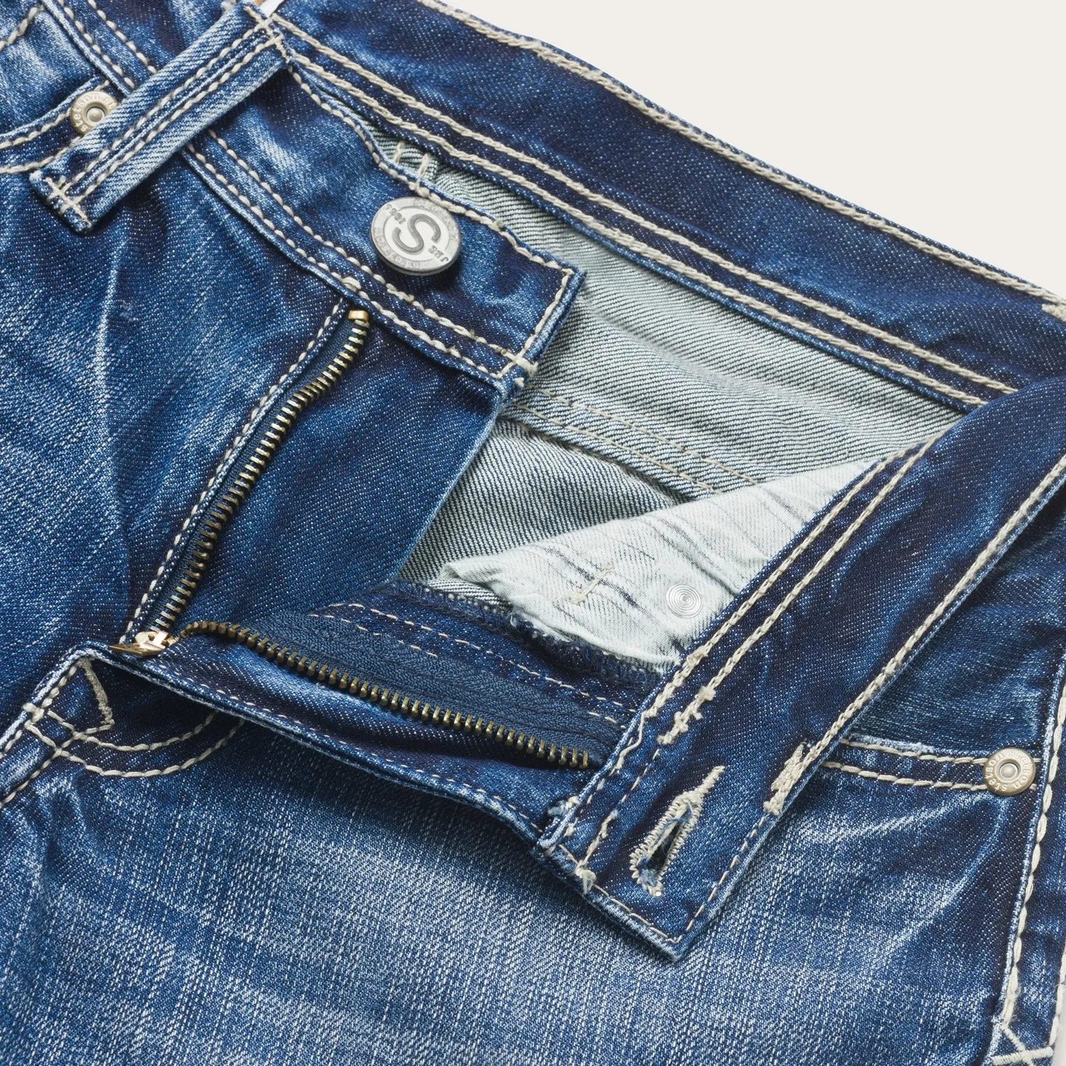 1312 Fit Light Wash Jeans -STETSON