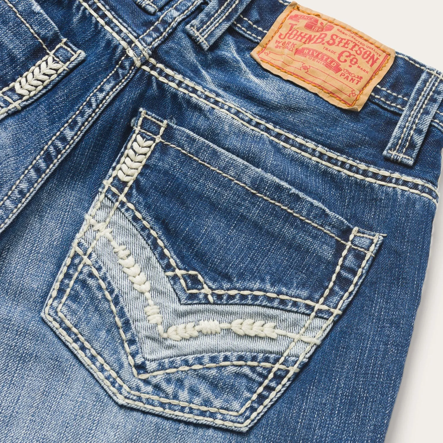 1312 Fit Light Wash Jeans -STETSON