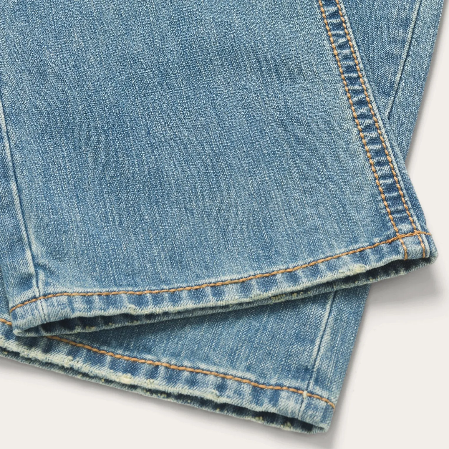 1520 Fit Light Wash Jeans With Tacking -STETSON