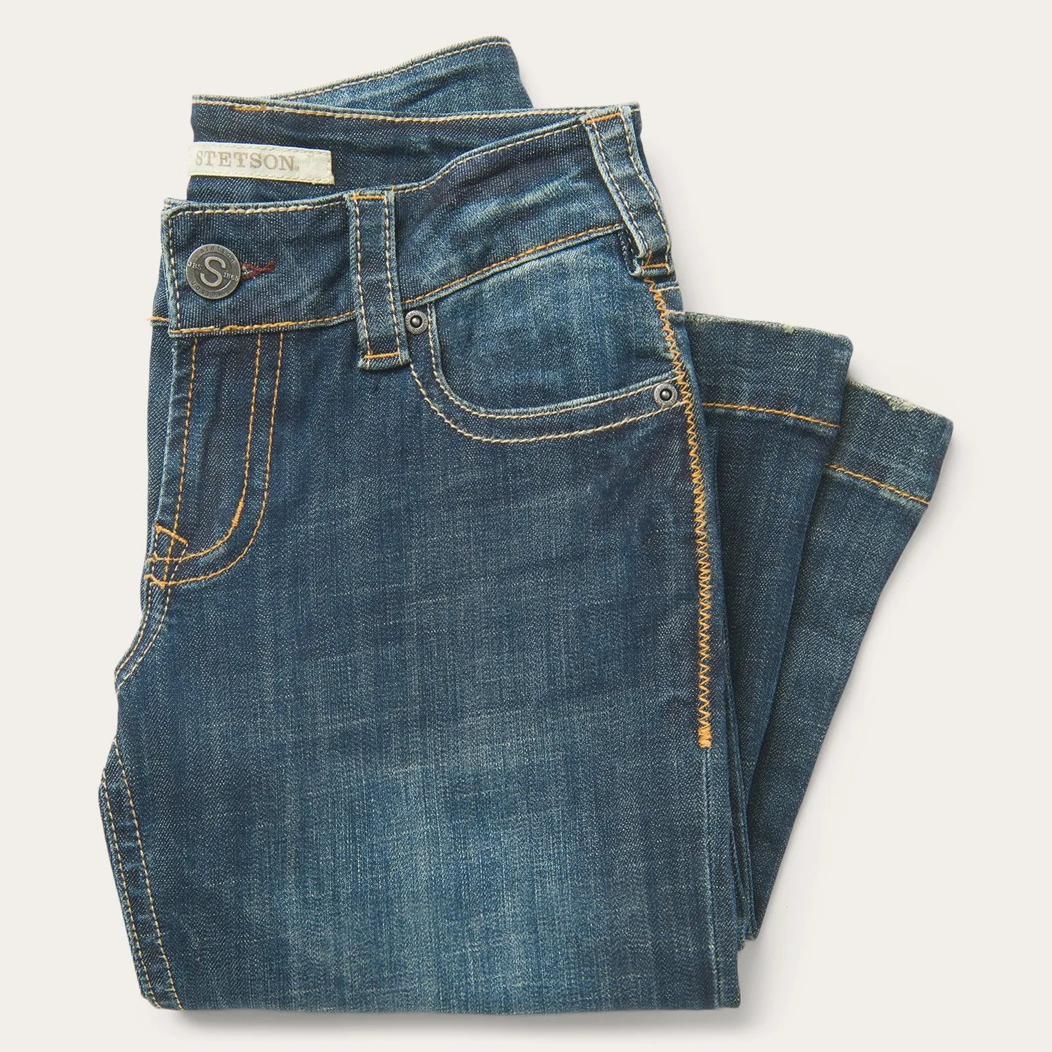 214 City Trouser Jeans In Medium Wash -STETSON