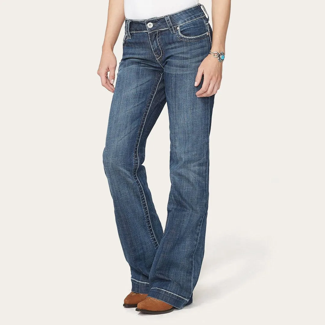 214 City Trouser Jeans With Chevron Back Pocket -STETSON