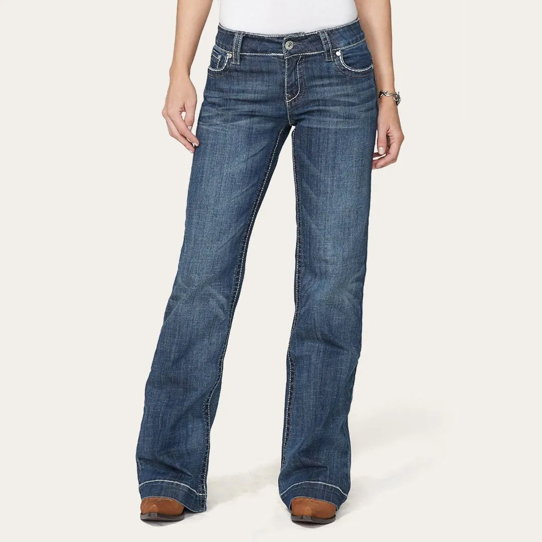 214 City Trouser Jeans With Chevron Back Pocket -STETSON