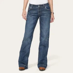 214 City Trouser Jeans With Chevron Back Pocket -STETSON
