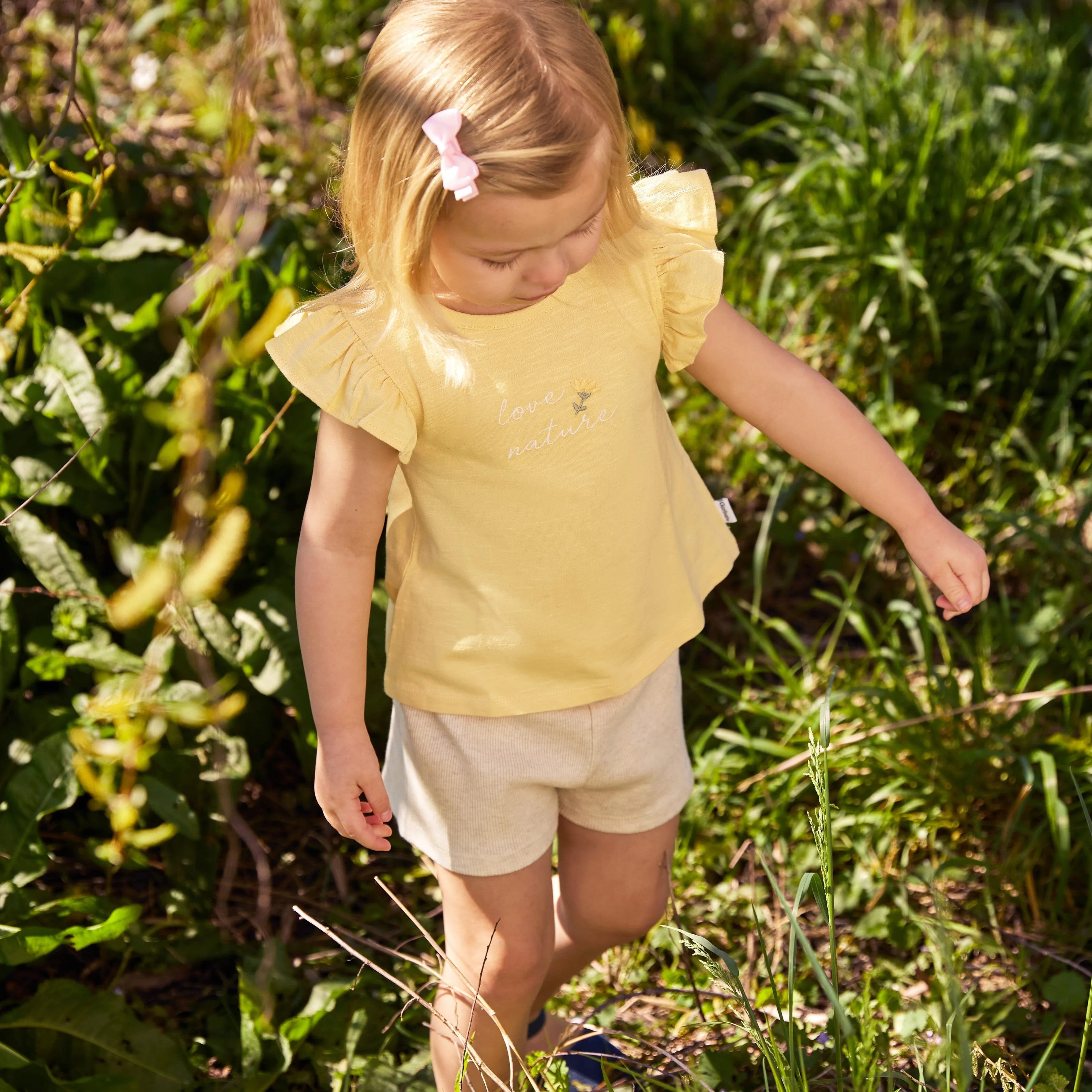 3-Pack Infant and Toddler Girls Love Nature T-Shirts Gerber Childrenswea