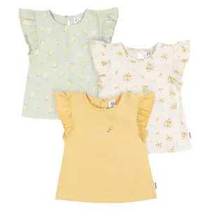 3-Pack Infant and Toddler Girls Love Nature T-Shirts Gerber Childrenswea