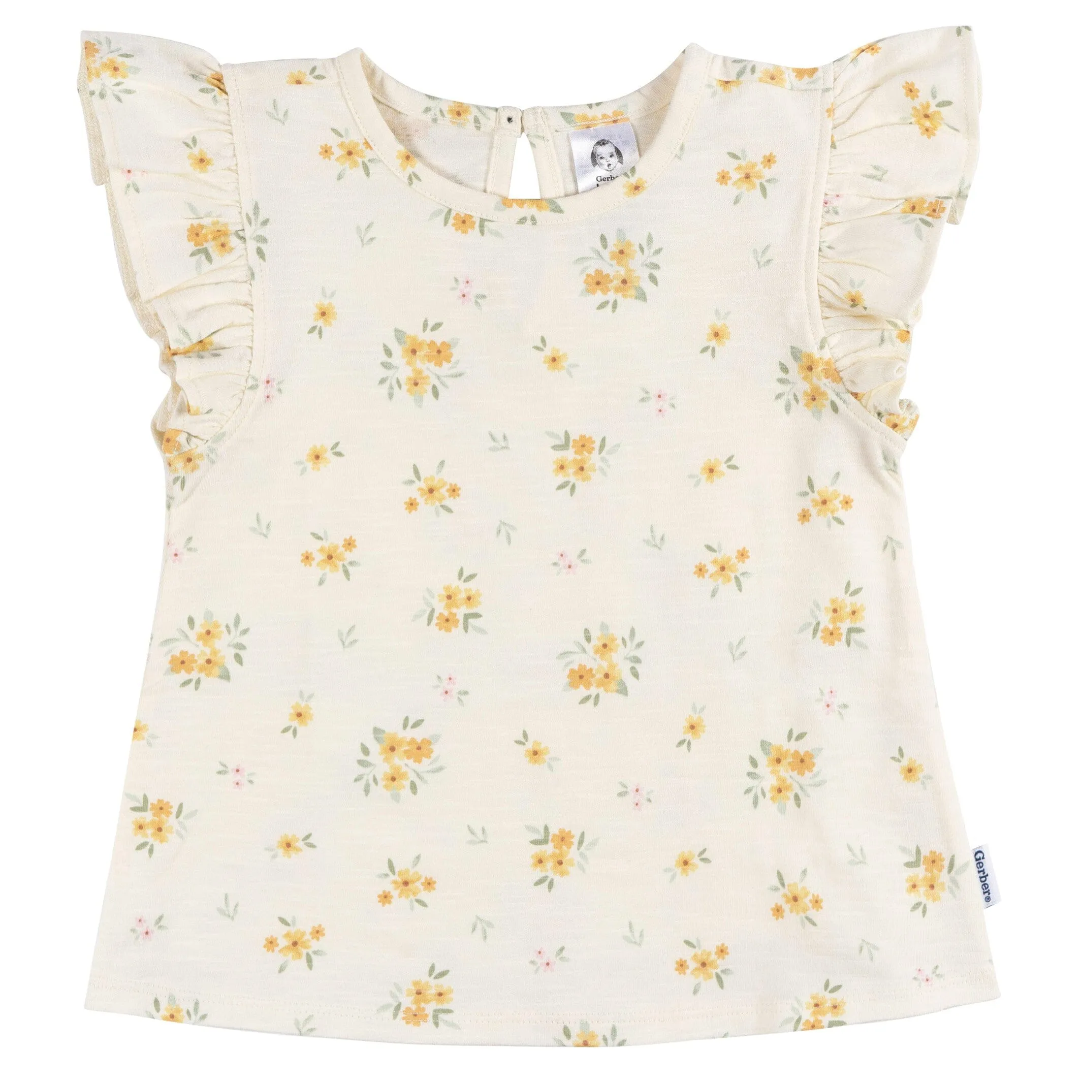 3-Pack Infant and Toddler Girls Love Nature T-Shirts Gerber Childrenswea