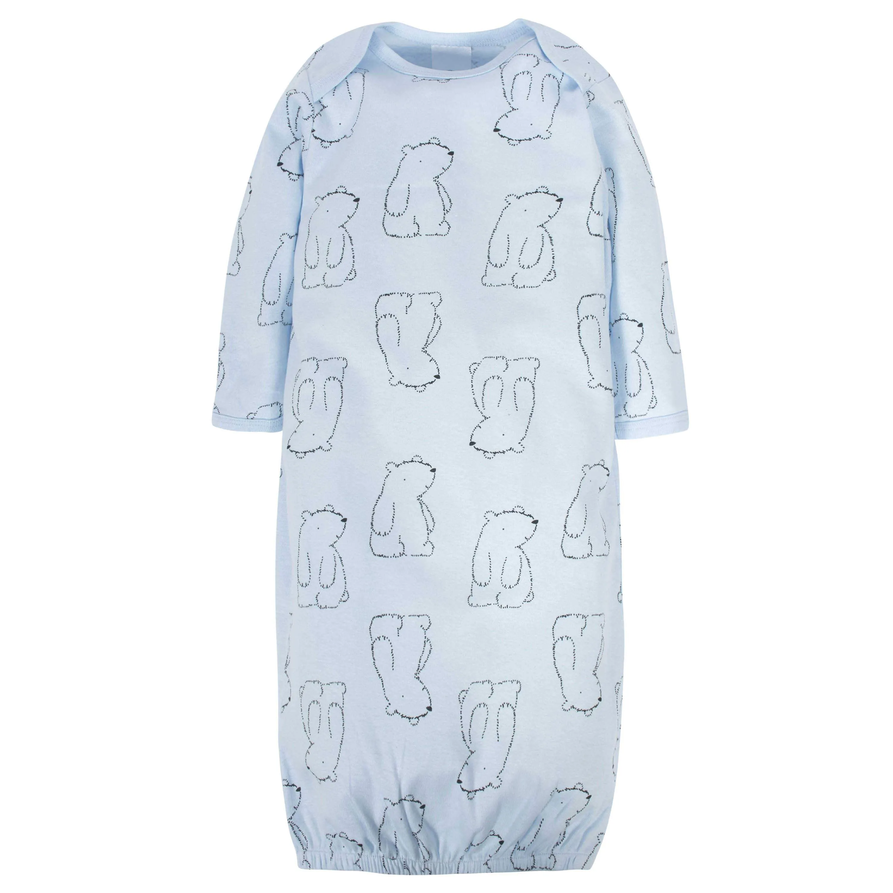 4-Pack Baby Boys Bear Gowns Gerber Childrenswea