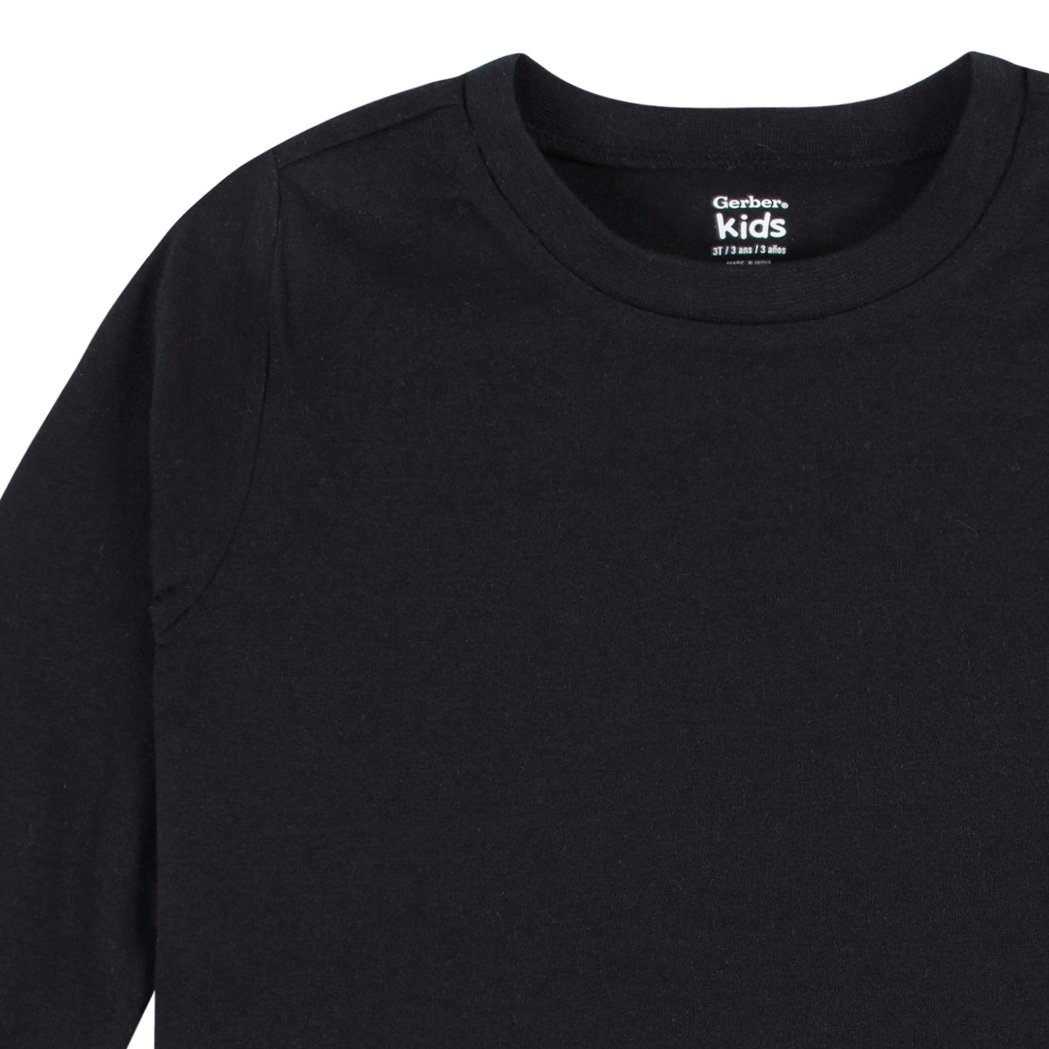 5-Pack Baby & Toddler Black Long Sleeve Tees Gerber Childrenswea