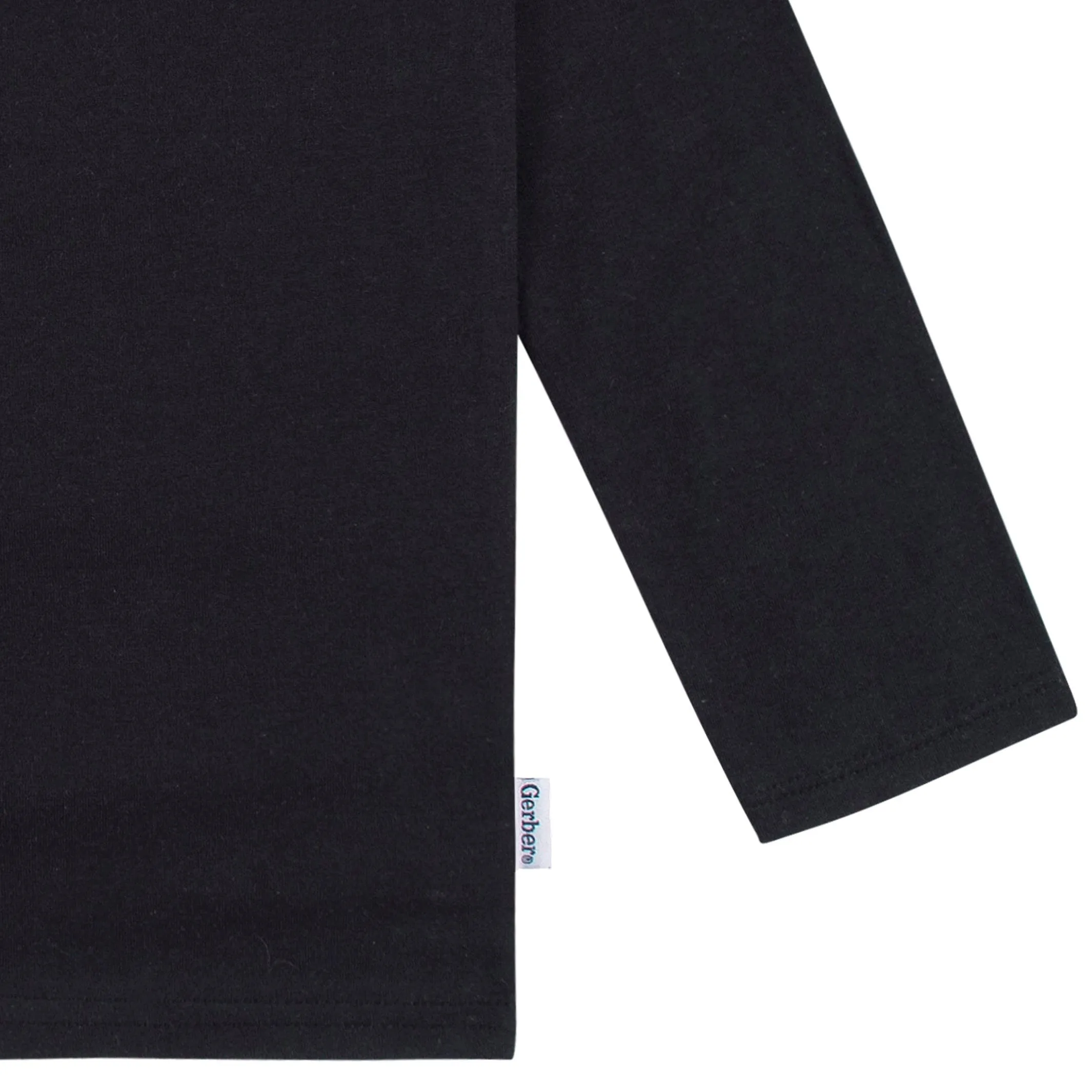 5-Pack Baby & Toddler Black Long Sleeve Tees Gerber Childrenswea