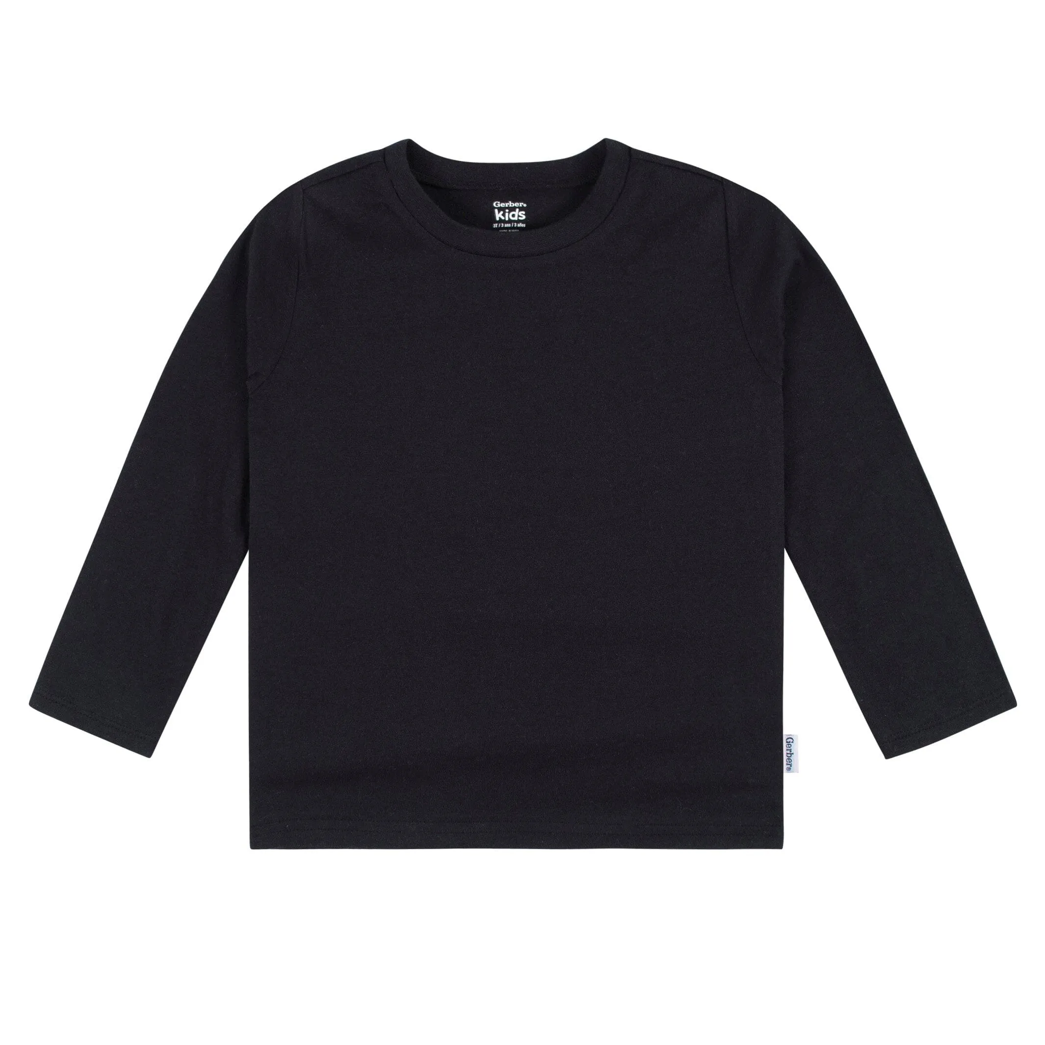 5-Pack Baby & Toddler Black Long Sleeve Tees Gerber Childrenswea