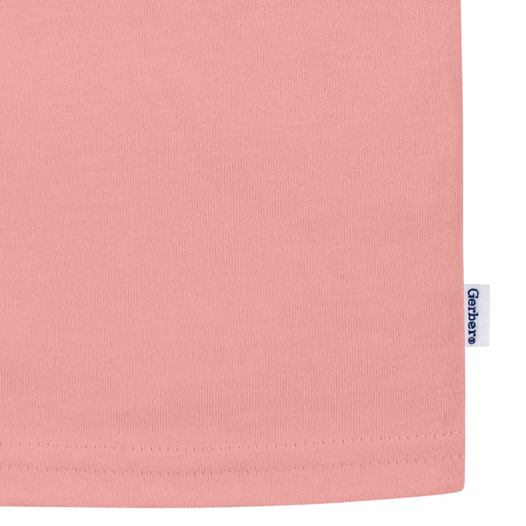 5-Pack Baby & Toddler Girls Mauve Pink Premium Short Sleeve T-Shirts Gerber Childrenswea