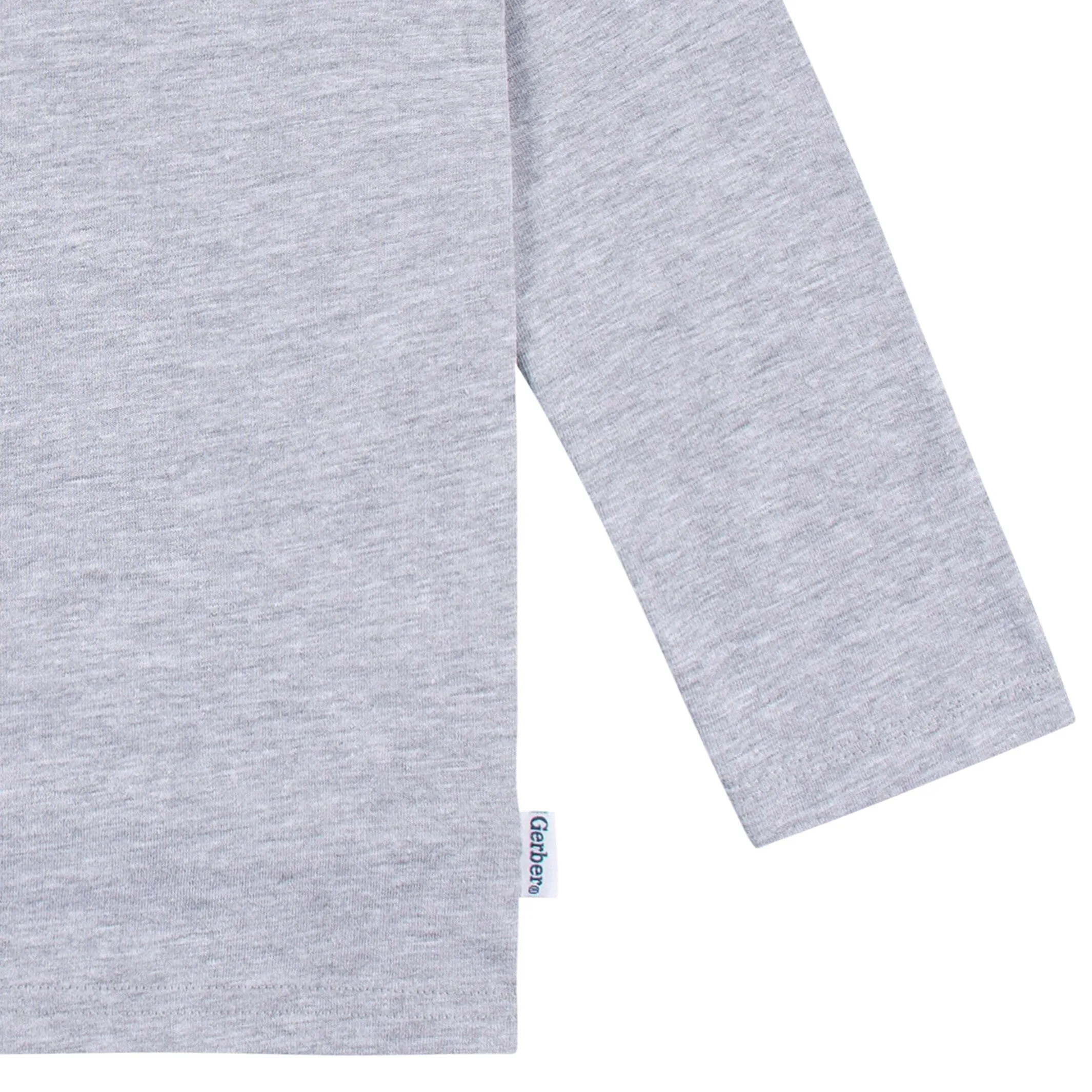 5-Pack Baby & Toddler Heather Gray Long Sleeve Tees Gerber Childrenswea