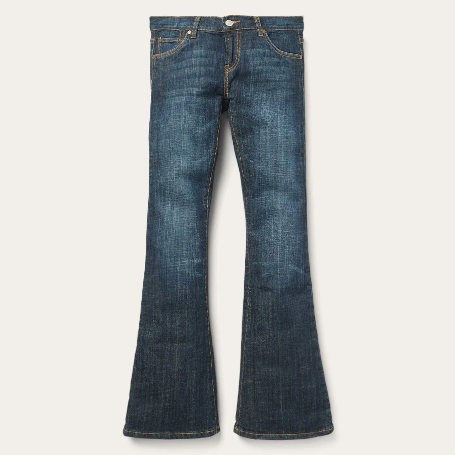 816 Classic Boot Cut Jeans In Dark Wash -STETSON