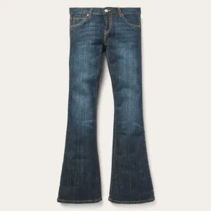 816 Classic Boot Cut Jeans In Dark Wash -STETSON
