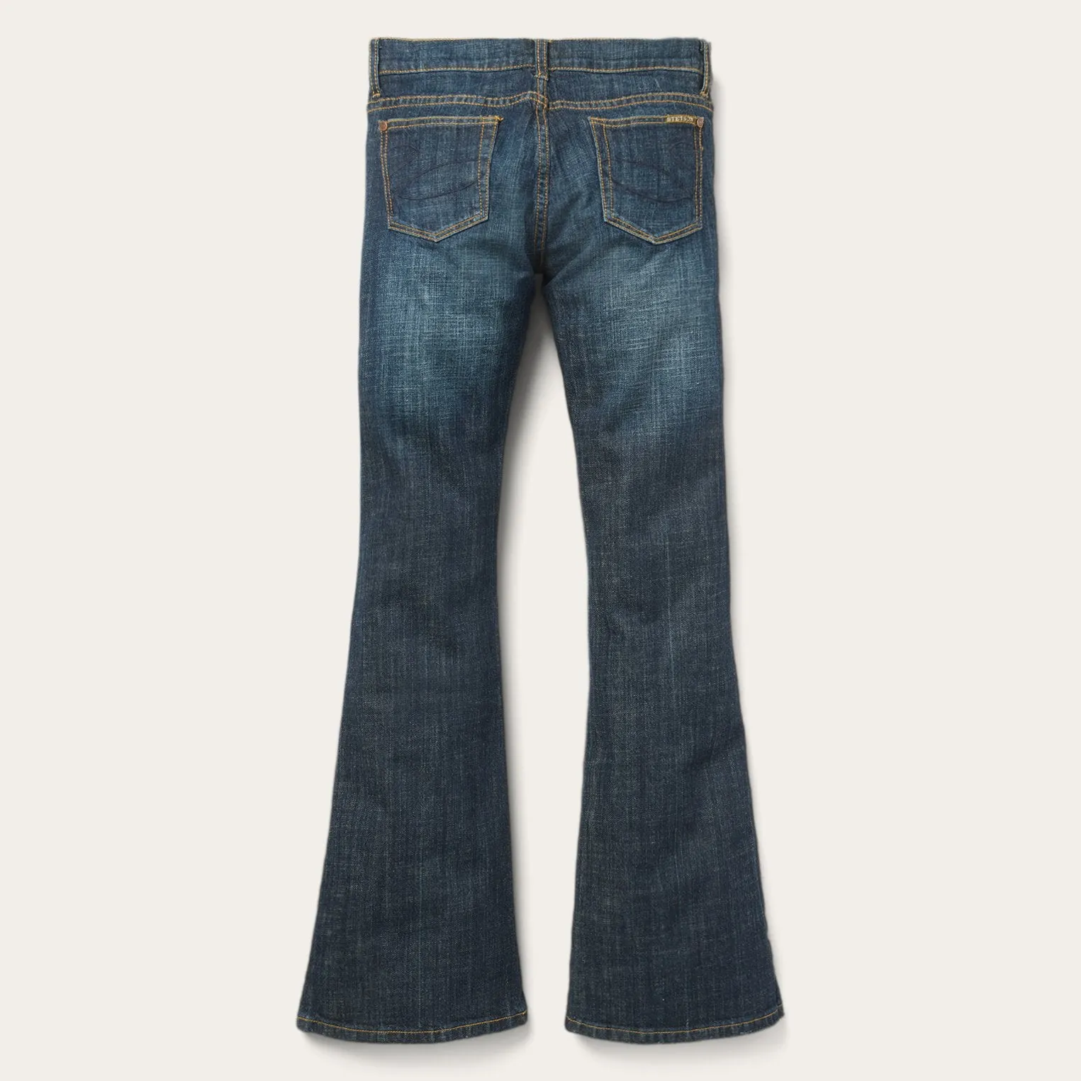 816 Classic Boot Cut Jeans In Dark Wash -STETSON