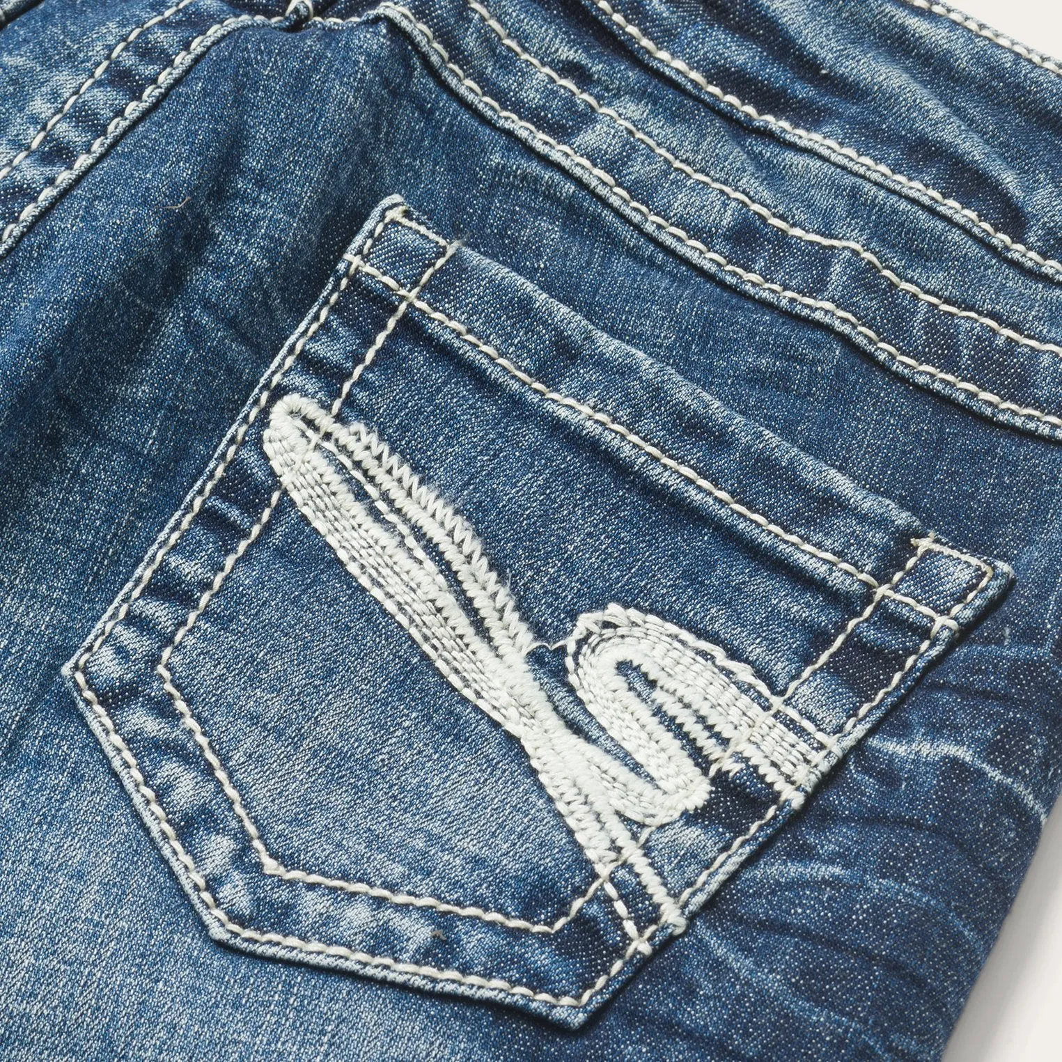 816 Fit Jeans With White "S" Back Pocket -STETSON
