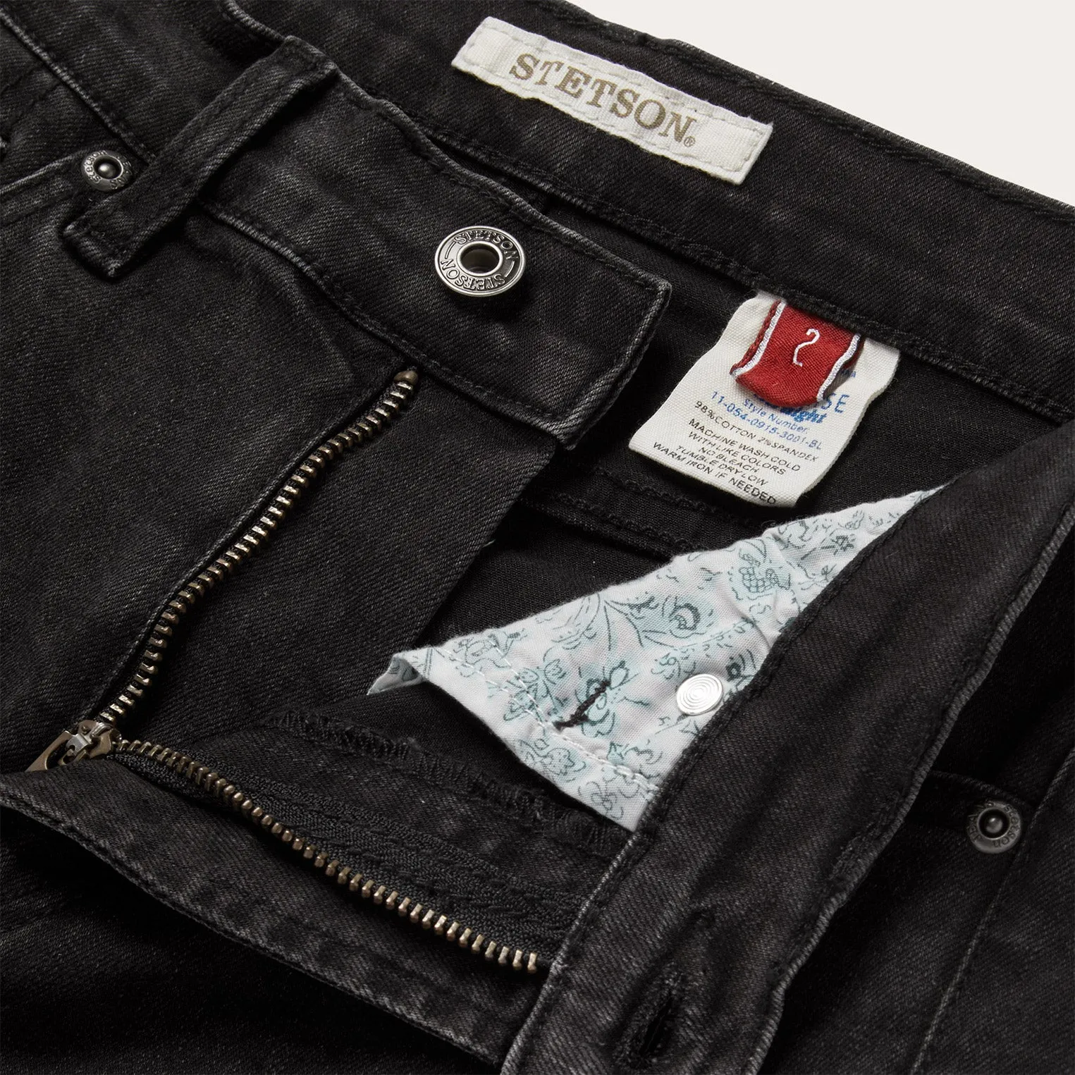 915 High Rise Straight Fit Crop Jeans -STETSON