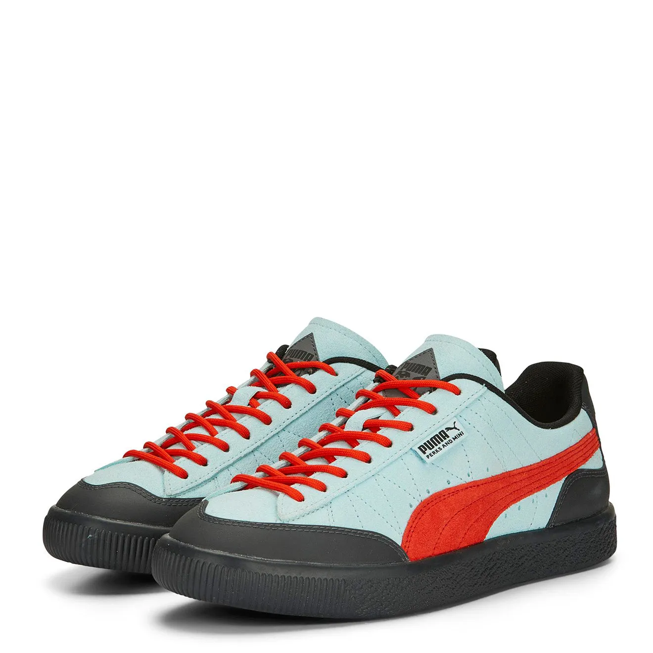 Affordable Luxury Puma Clyde Rubber PAM Trainer Light Aqua / Warm Earth  Limited Availability!