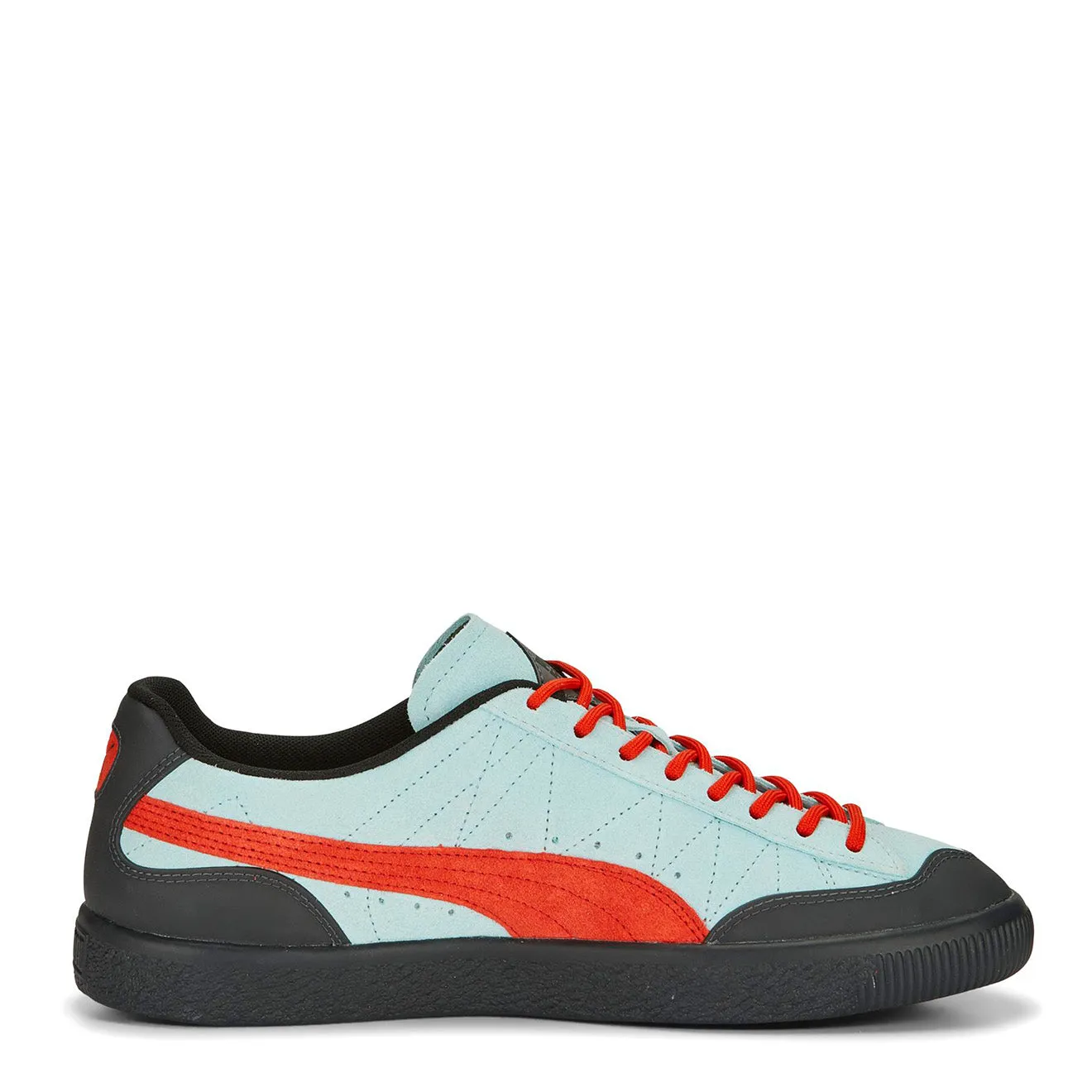 Affordable Luxury Puma Clyde Rubber PAM Trainer Light Aqua / Warm Earth  Limited Availability!