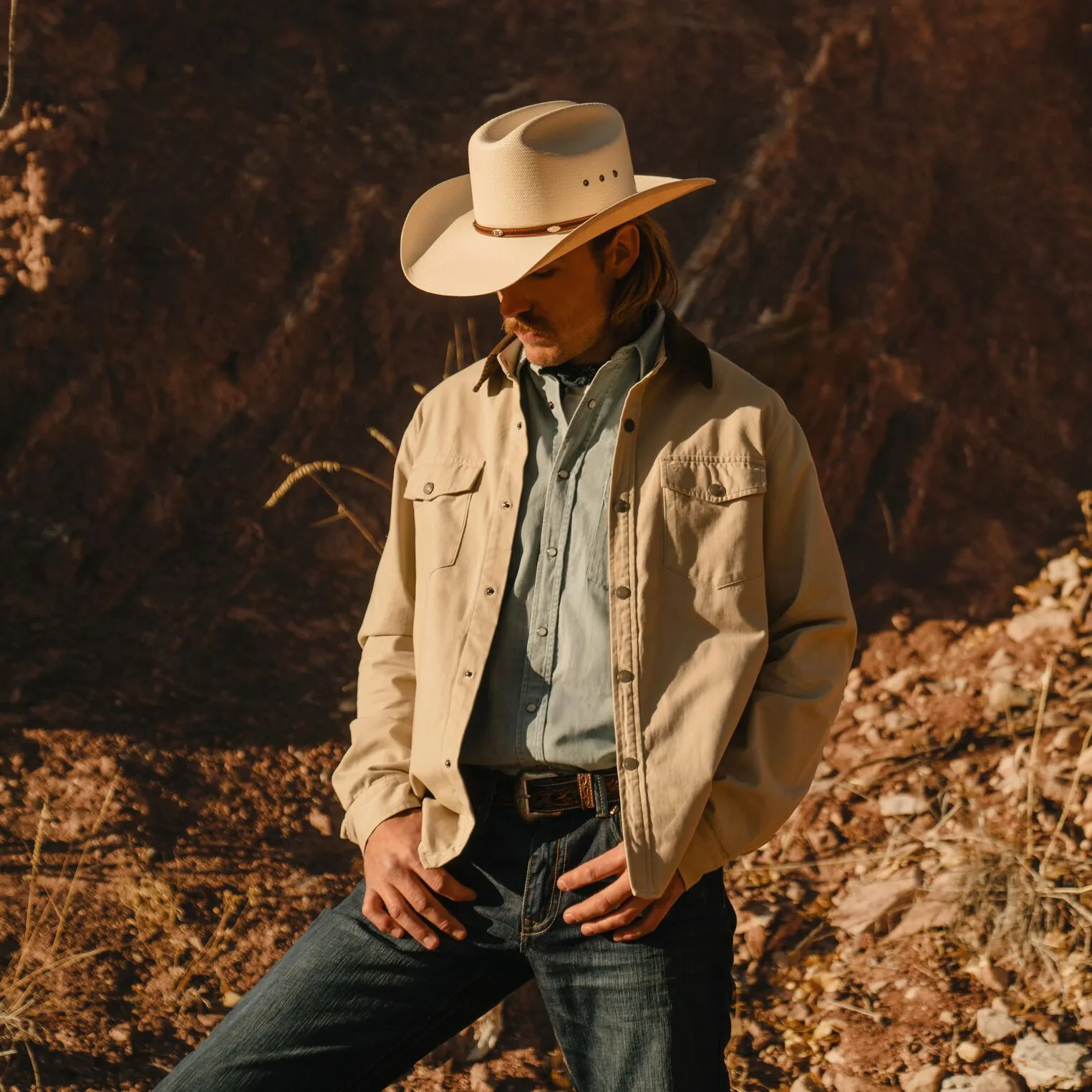 Alamo 8X Straw Cowboy Hat -STETSON
