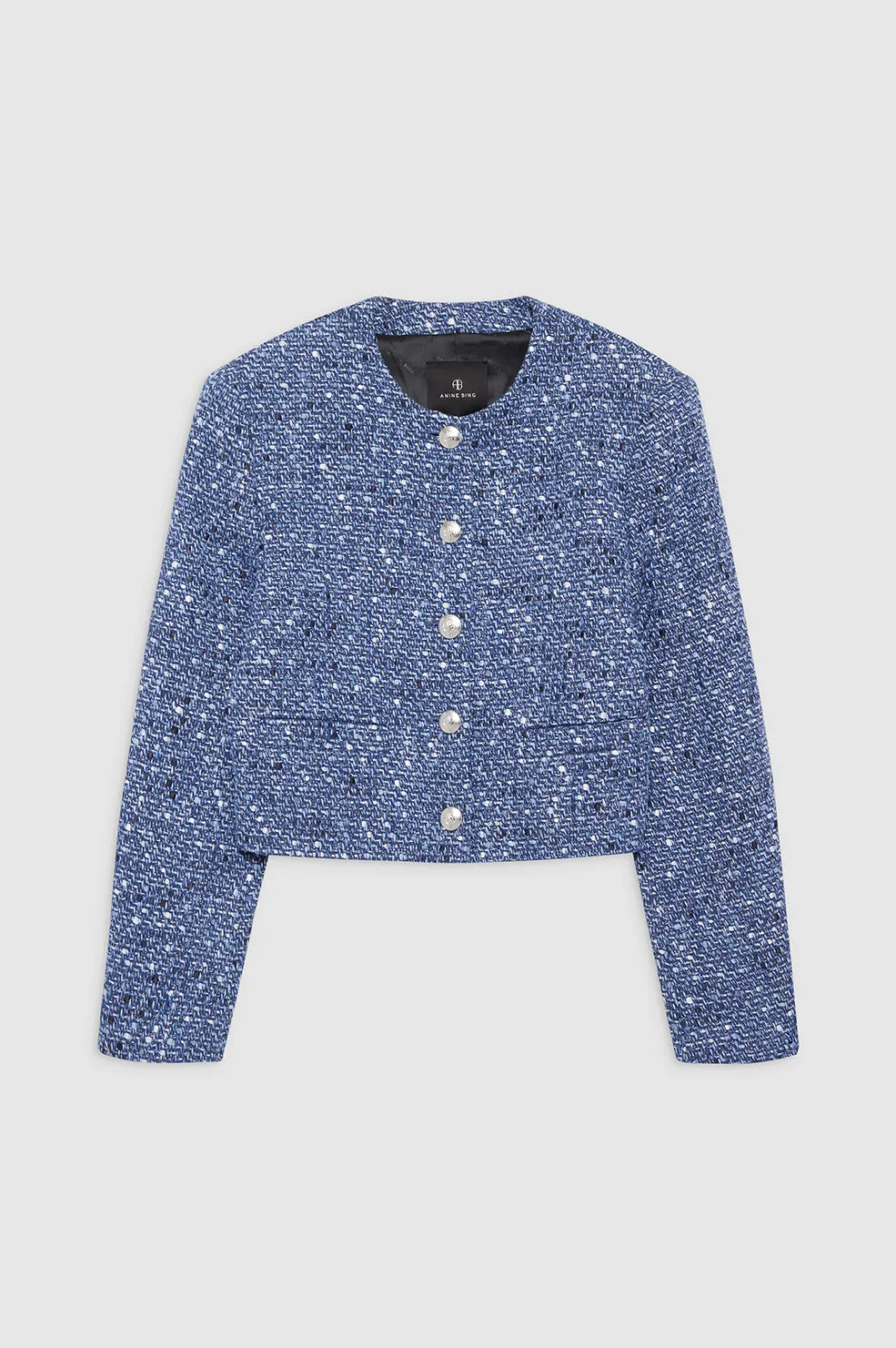 Amber Jacket - Blue Tweed -ANINE BING