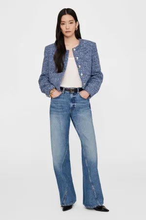 Amber Jacket - Blue Tweed -ANINE BING
