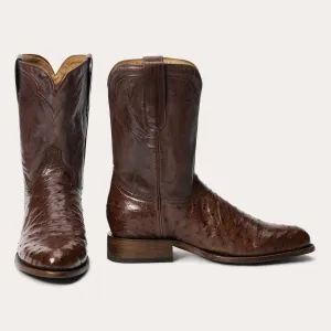 Austin Ostrich Roper Boots -STETSON