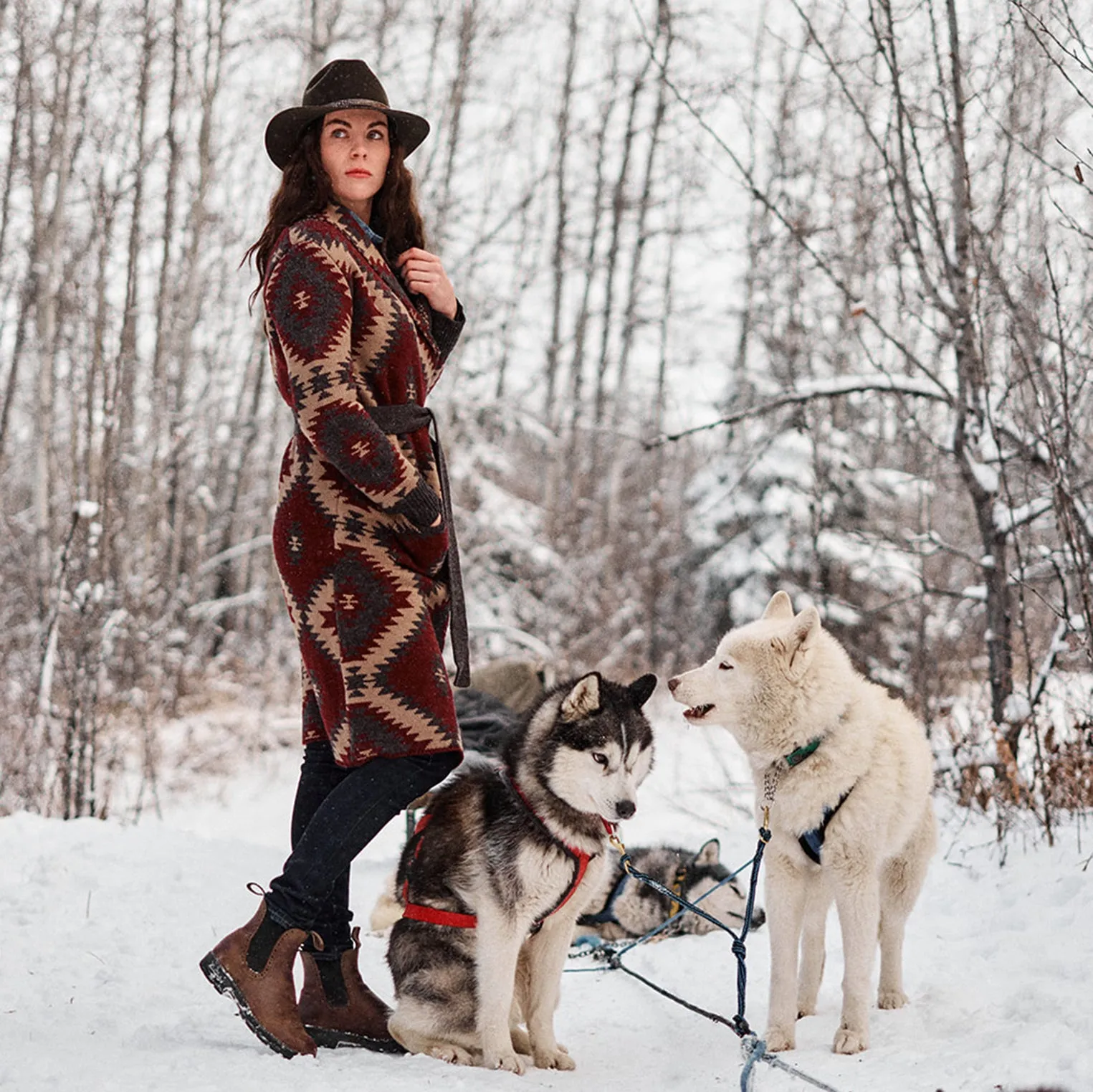 Aztec Duster Sweater -STETSON