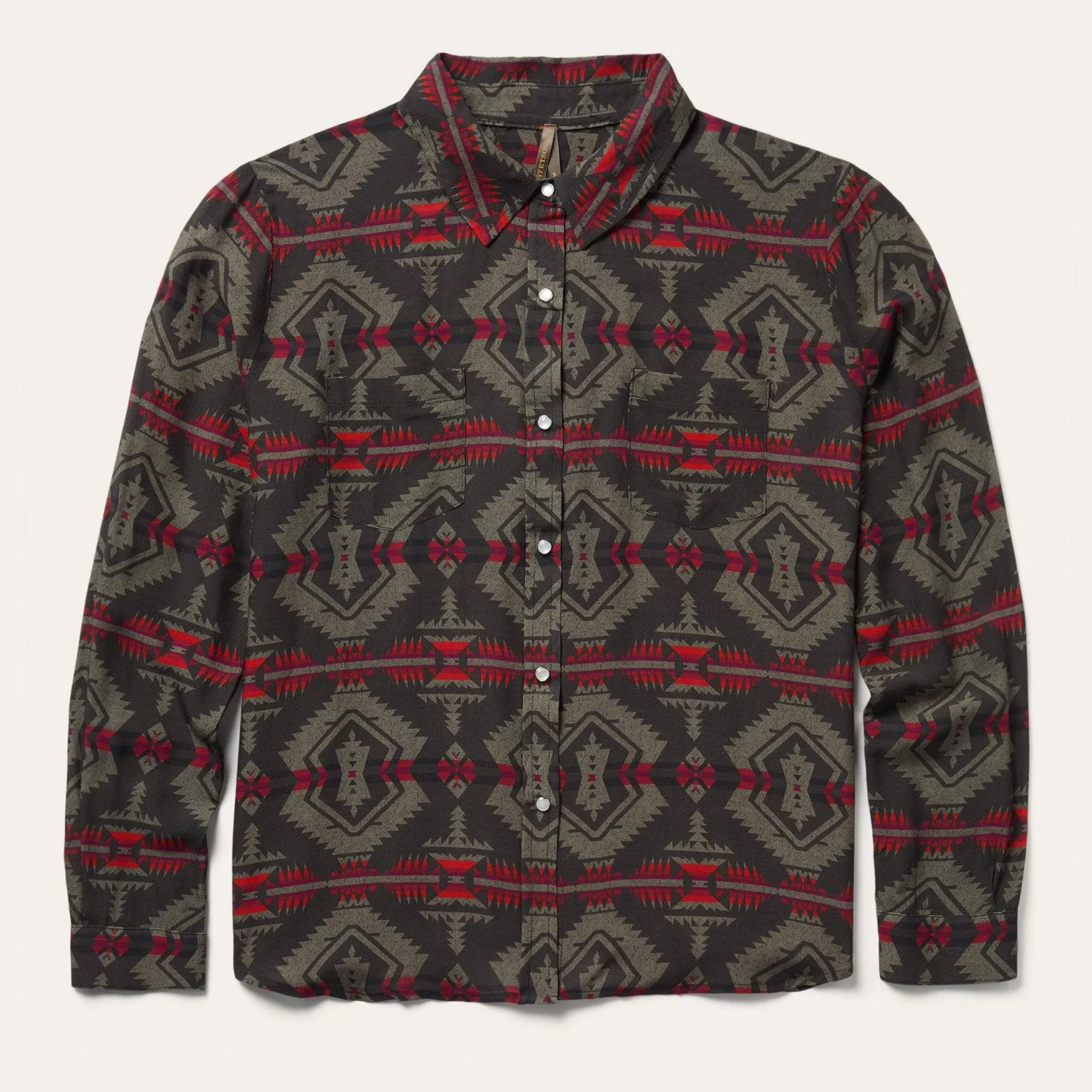Aztec Snap Front Shirt -STETSON