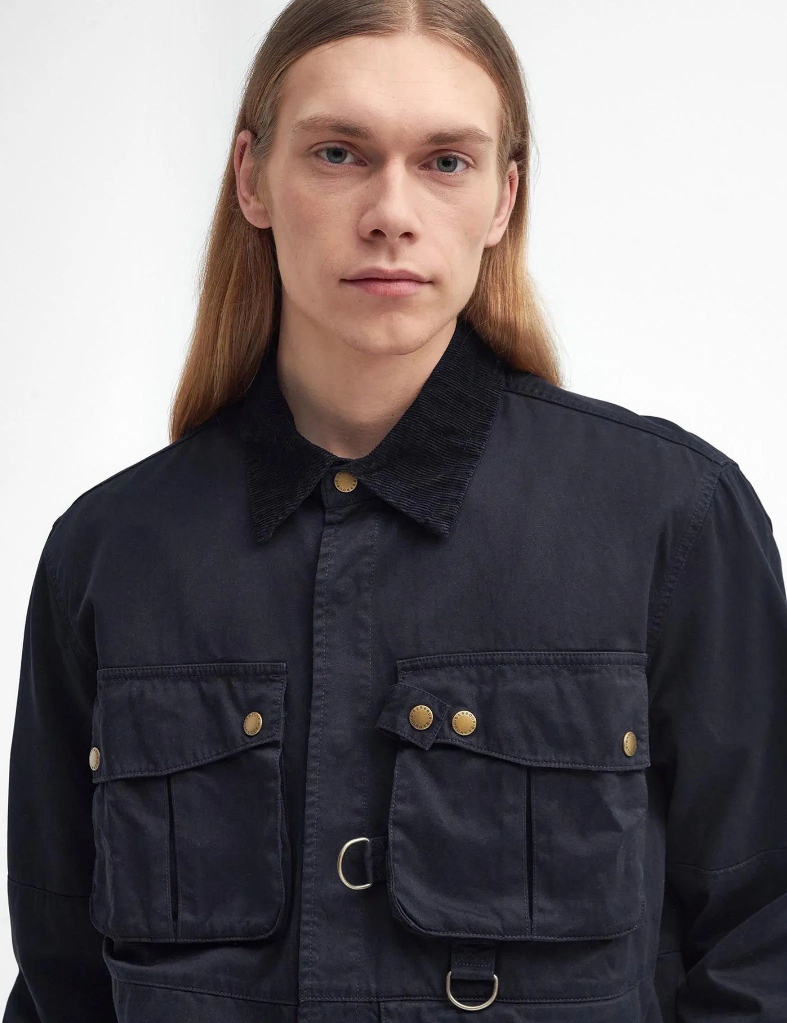 Bestseller Barbour Heritage Oakmoor Shirt Jacket - Black  Limited Stock!