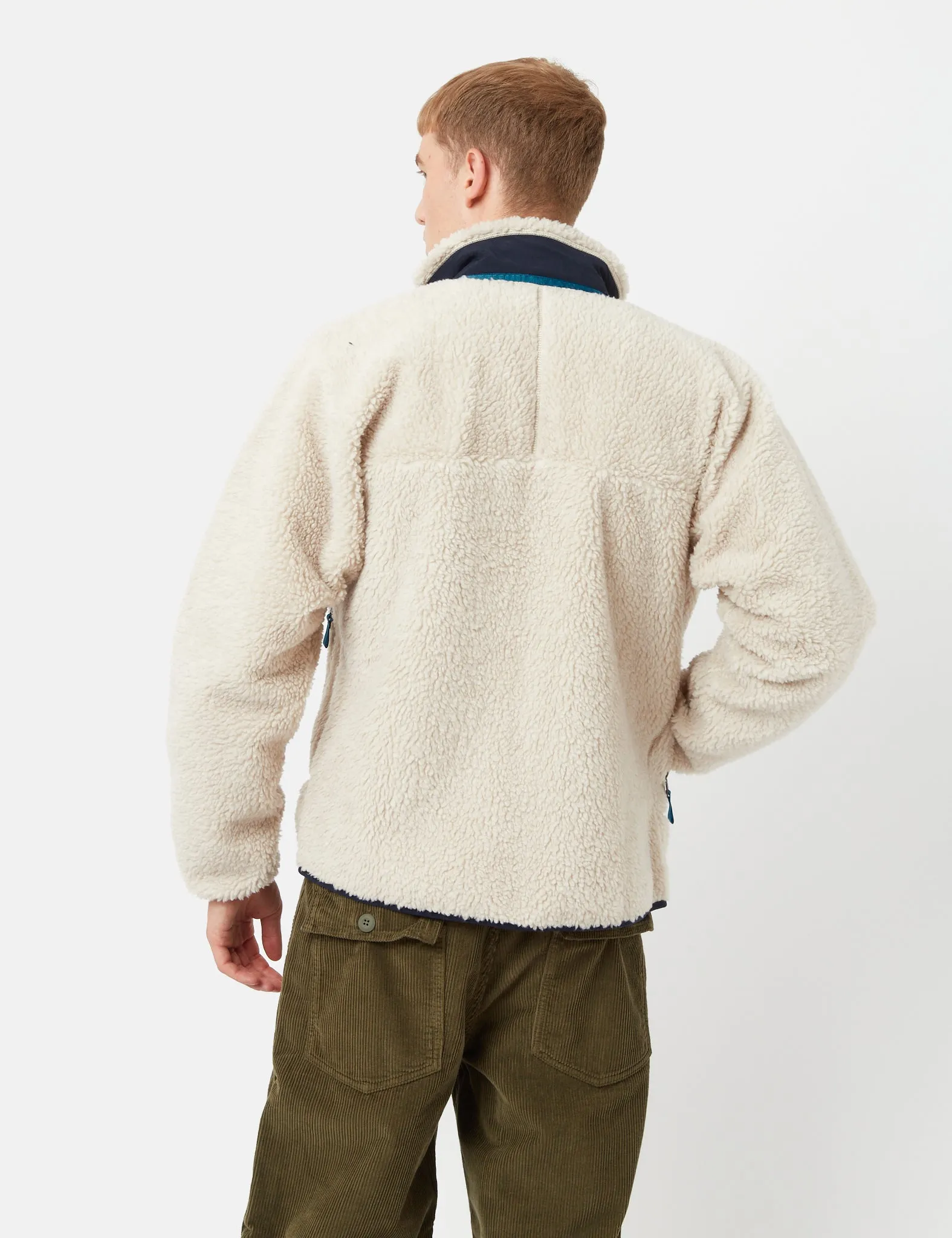 Bestseller Patagonia Classic Retro-X Jacket - Natural/Navy Blue  Almost Gone!
