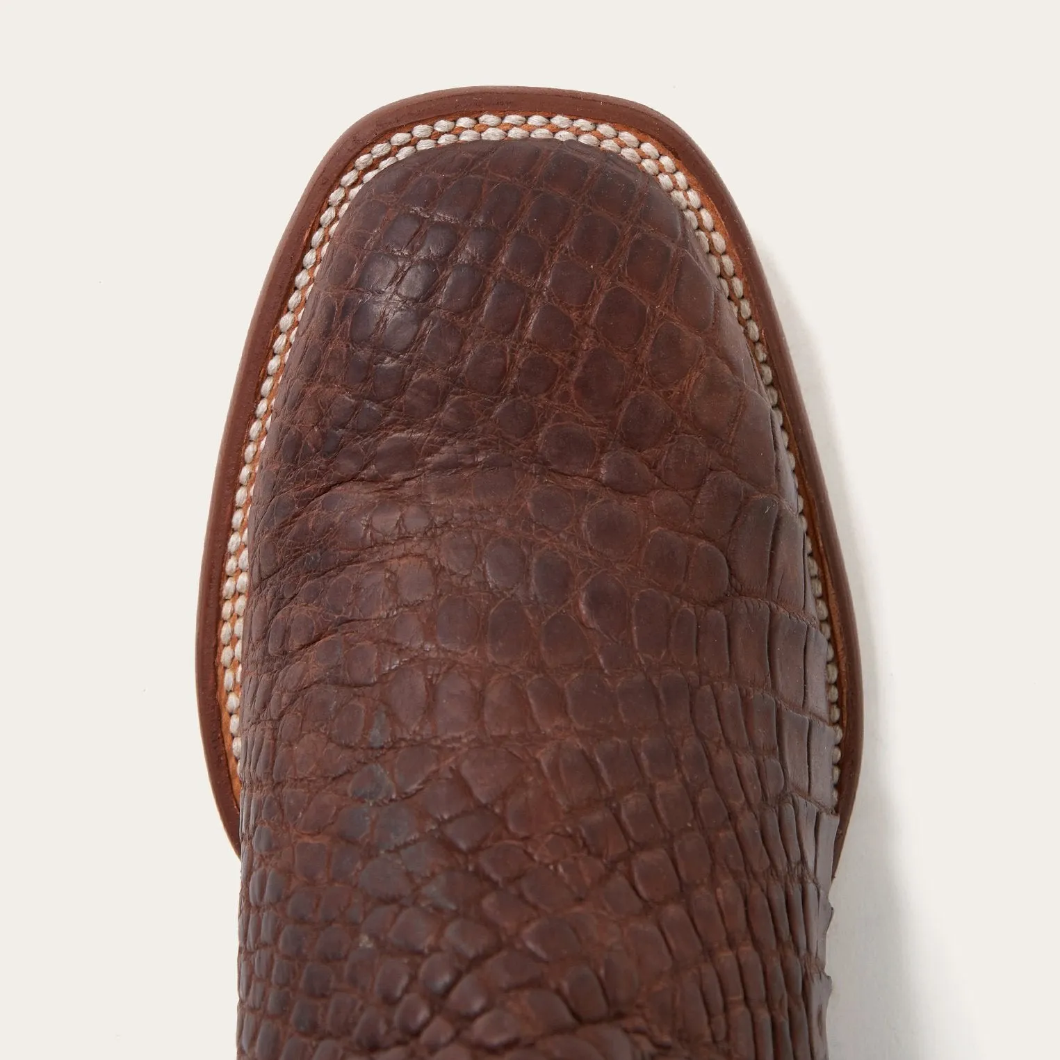 Big Horn Tobacco Alligator Cowboy Boot -STETSON