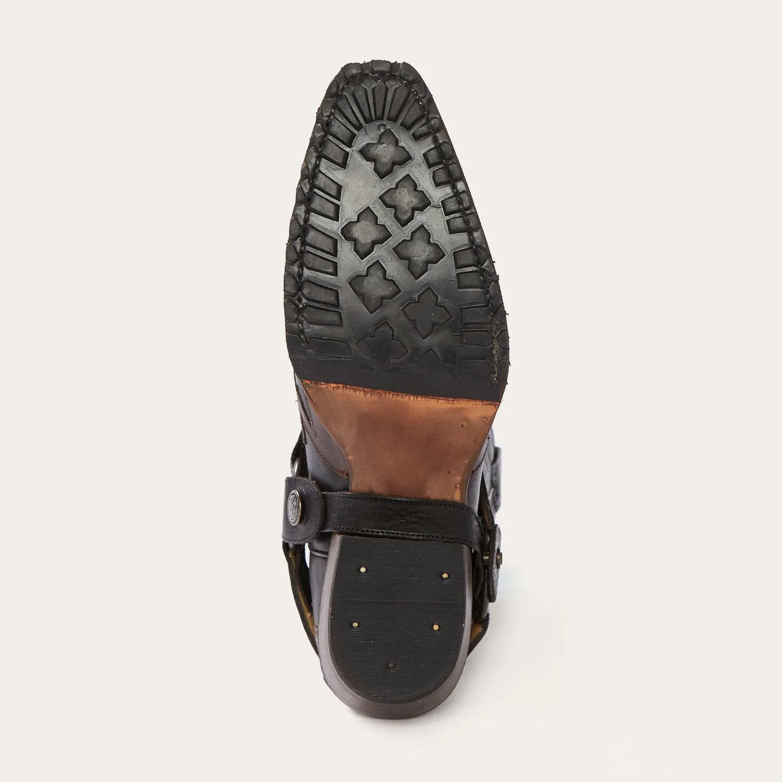 Biker Outlaw Oiled Leather Cowboy Boot -STETSON