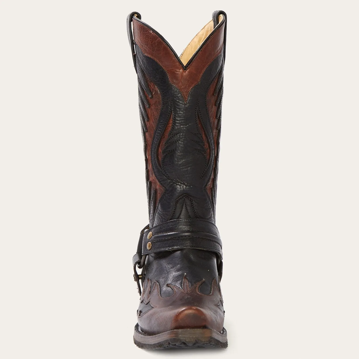 Biker Outlaw Oiled Leather Cowboy Boot -STETSON