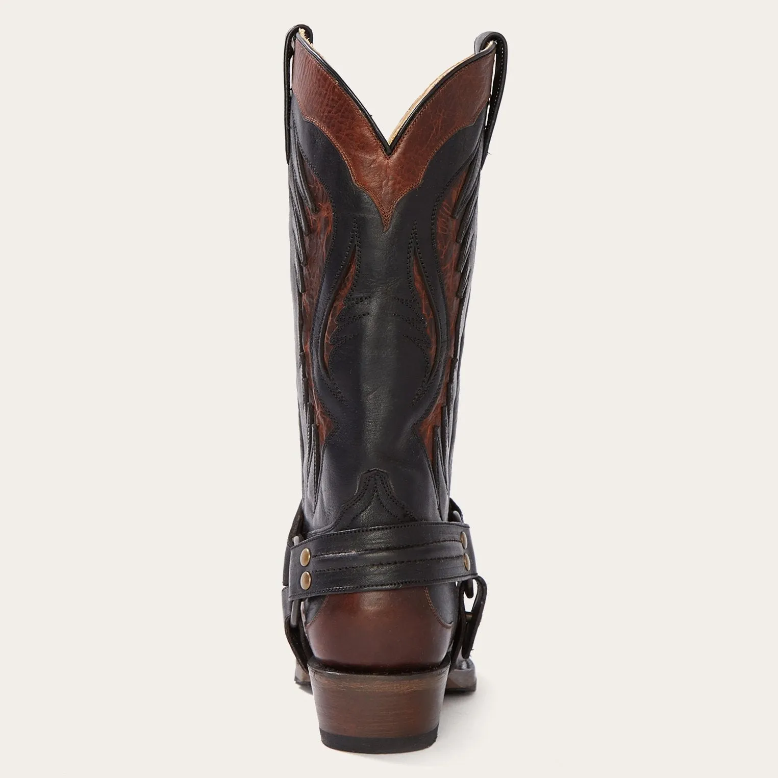 Biker Outlaw Oiled Leather Cowboy Boot -STETSON