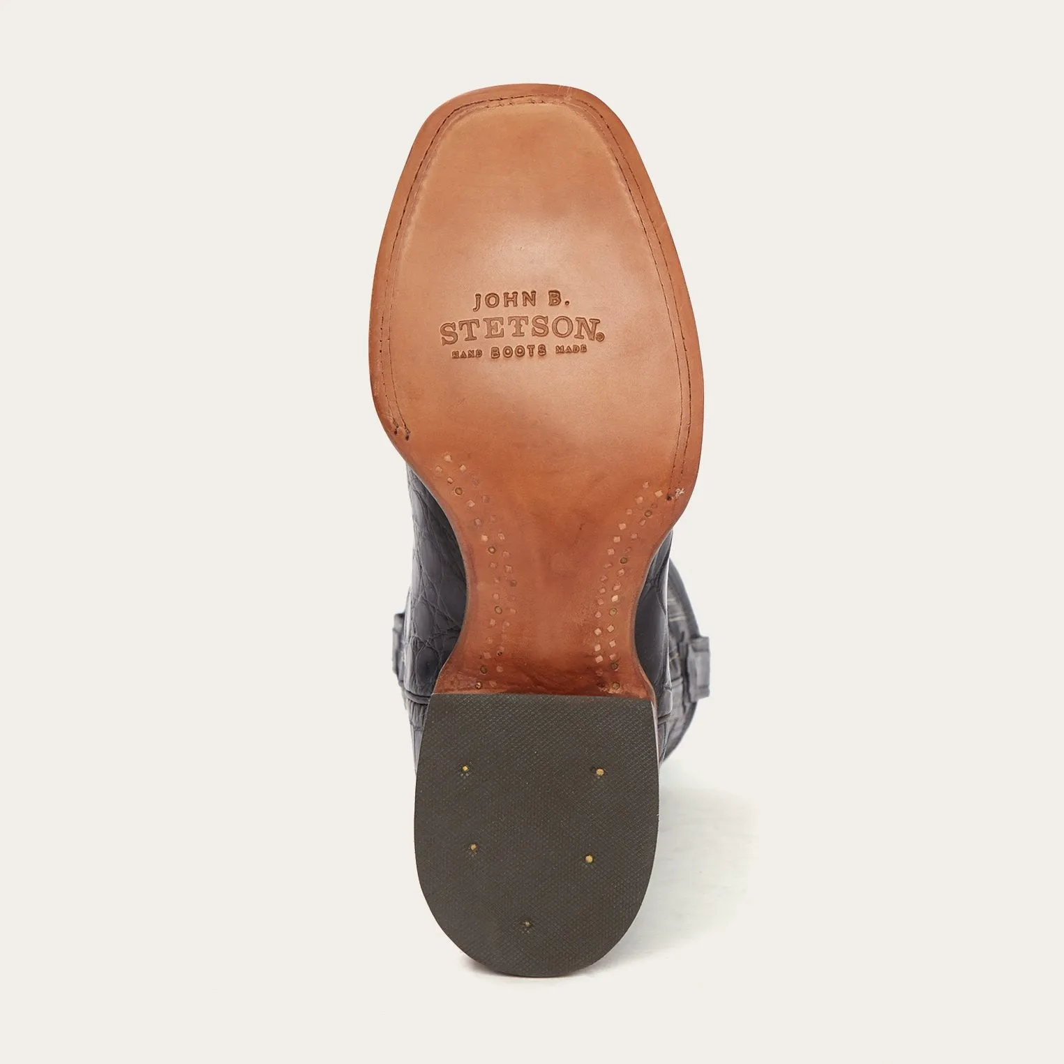 Black Falls Alligator Cowboy Boot -STETSON