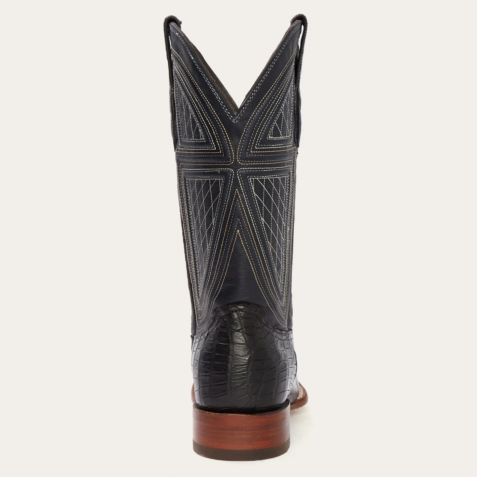 Black Falls Alligator Cowboy Boot -STETSON