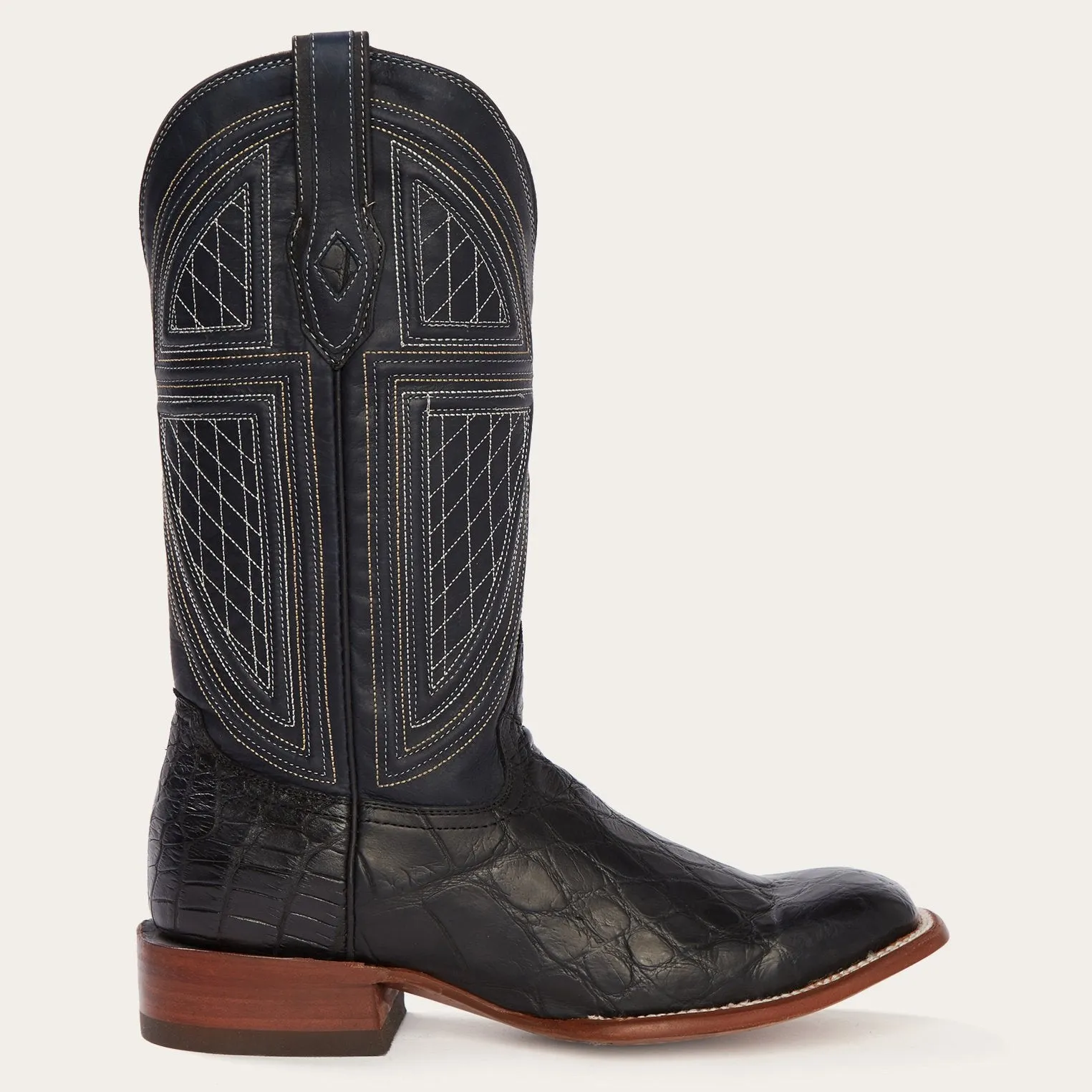 Black Falls Alligator Cowboy Boot -STETSON