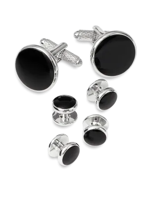 Black Onyx Stud Set - Black