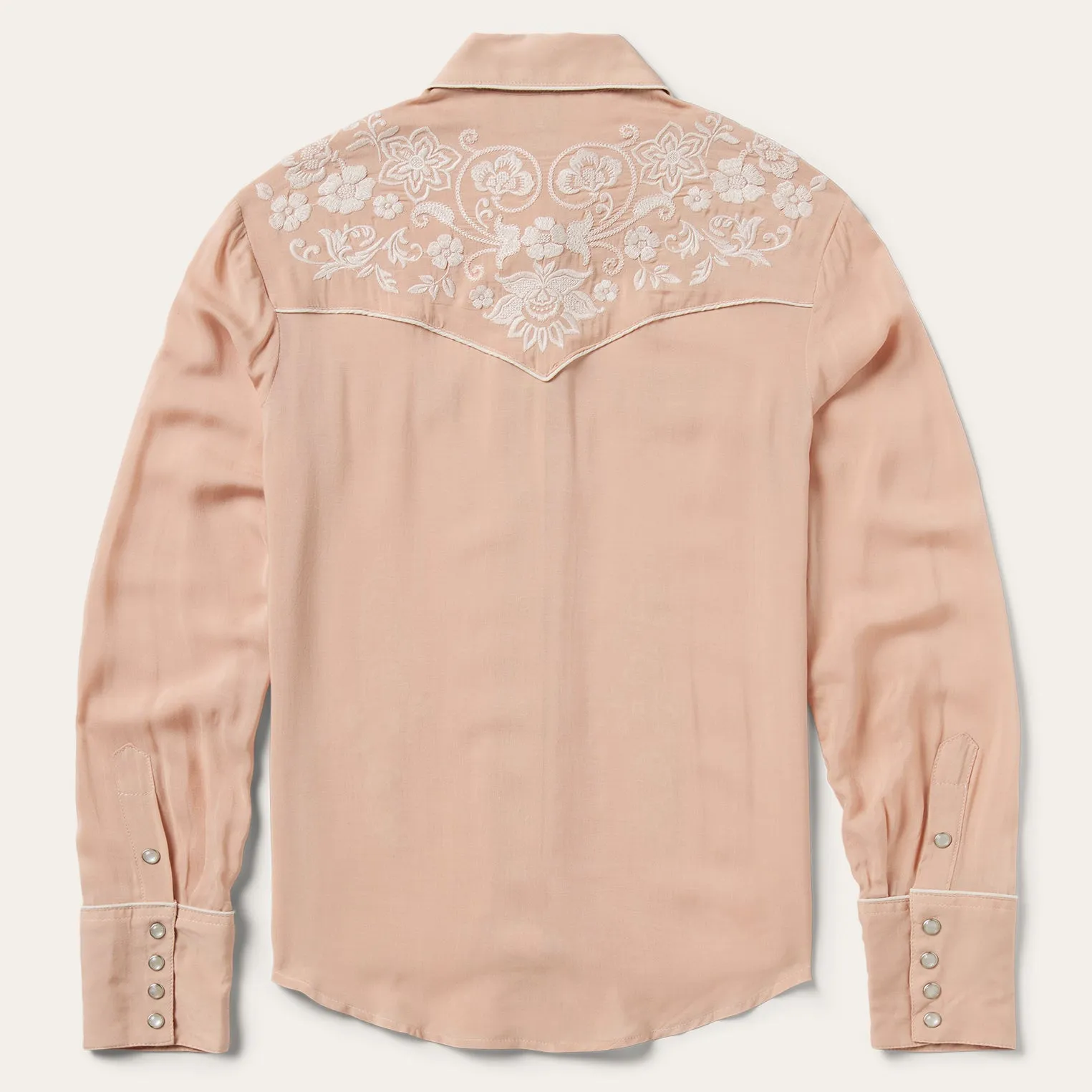 Blush Embroidered Western Shirt -STETSON