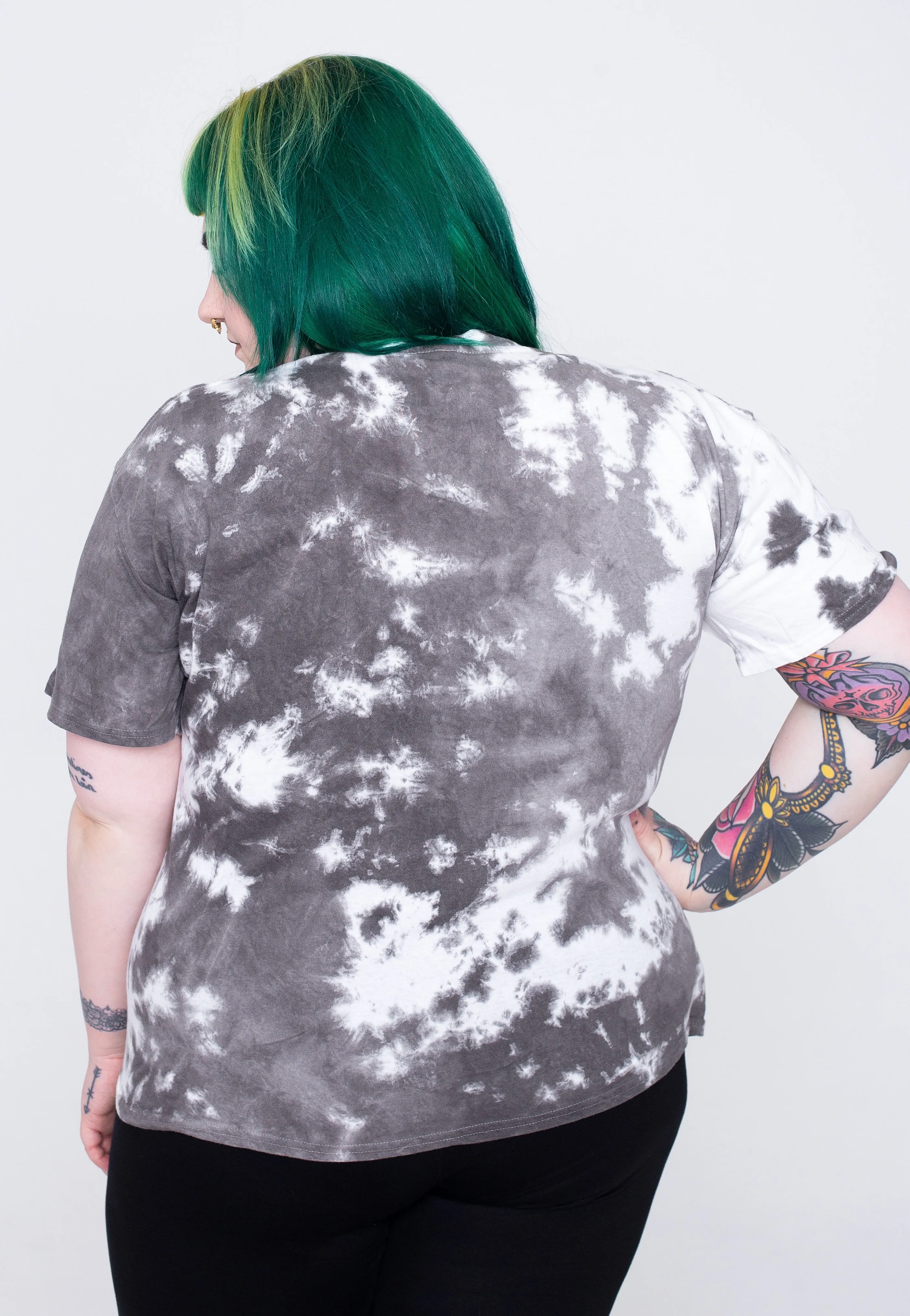 Bob Marley - Neon Sign Dip Dye On White - T-Shirt