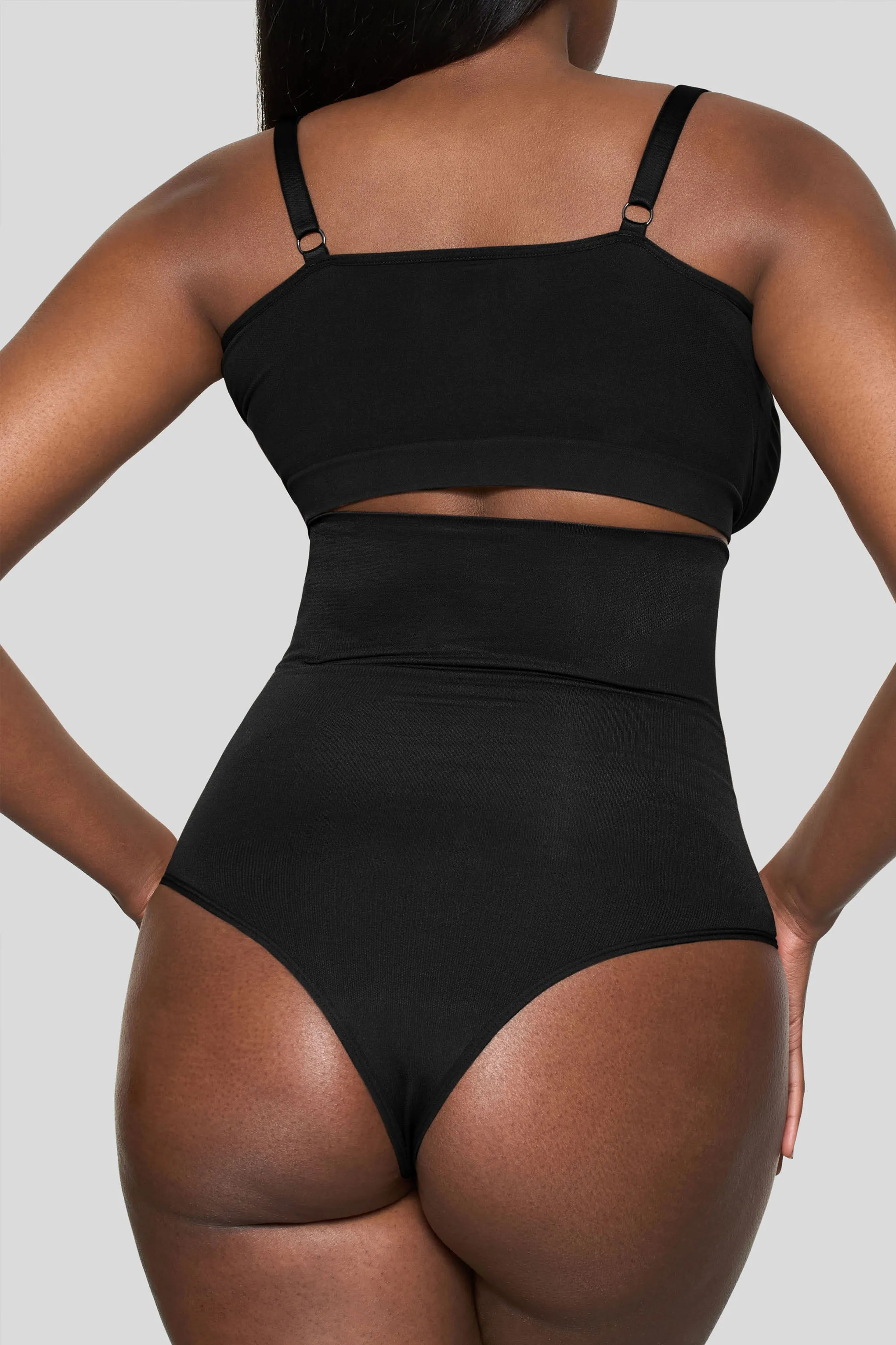 BOOMBA High-Waisted Thong Shapewear Club L London