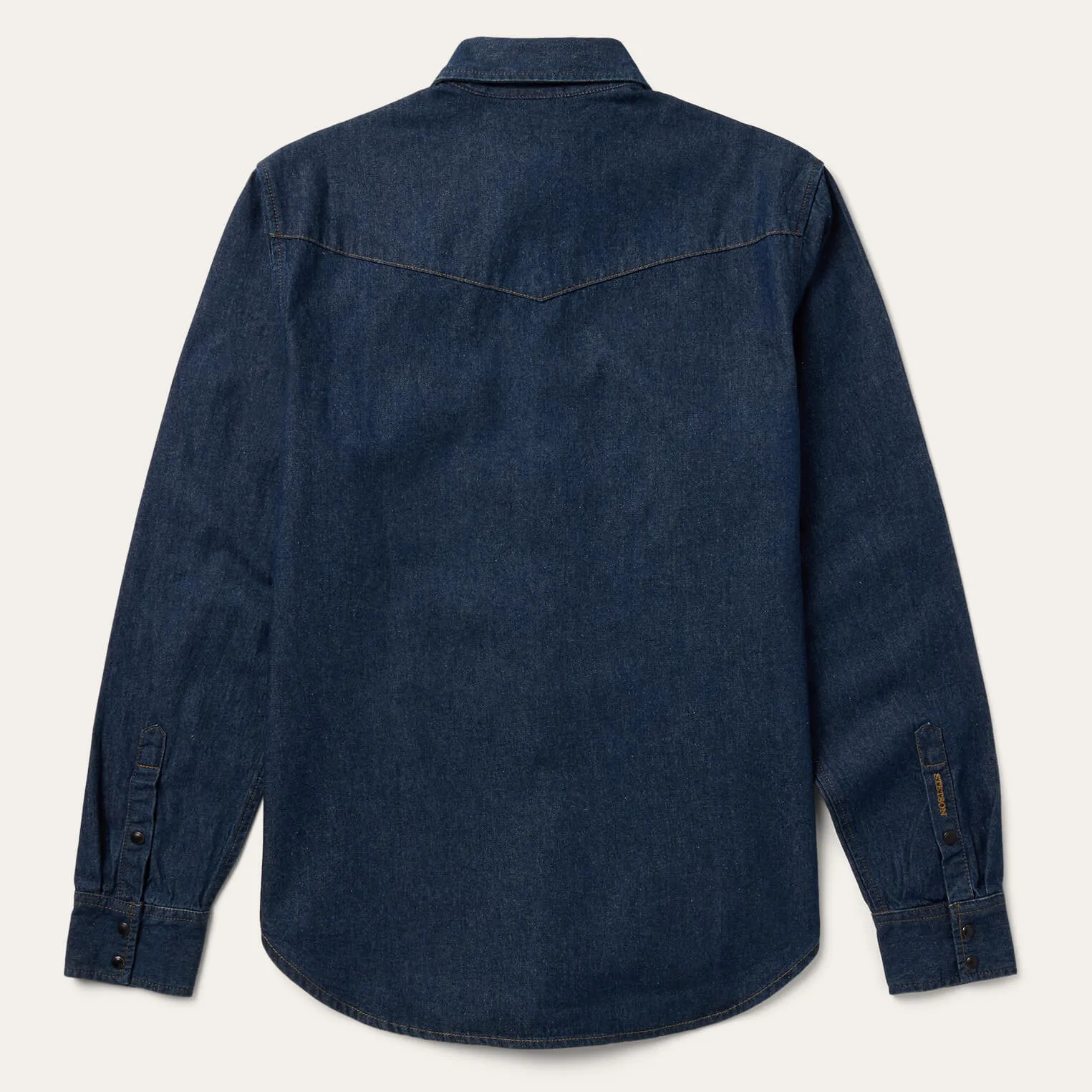 Boot Stitch Raw Denim Shirt -STETSON