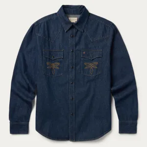 Boot Stitch Raw Denim Shirt -STETSON