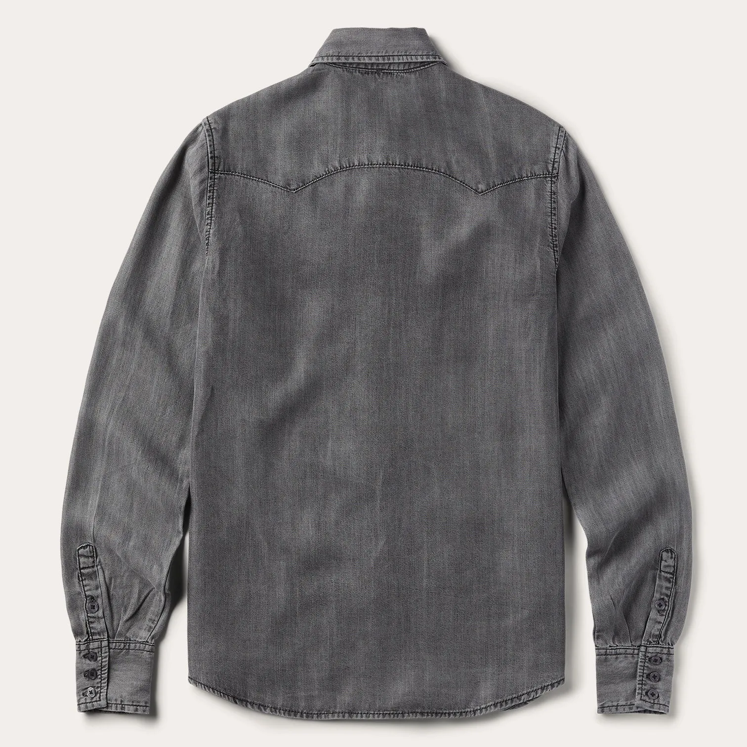Boyfriend Fit Denim Shirt -STETSON