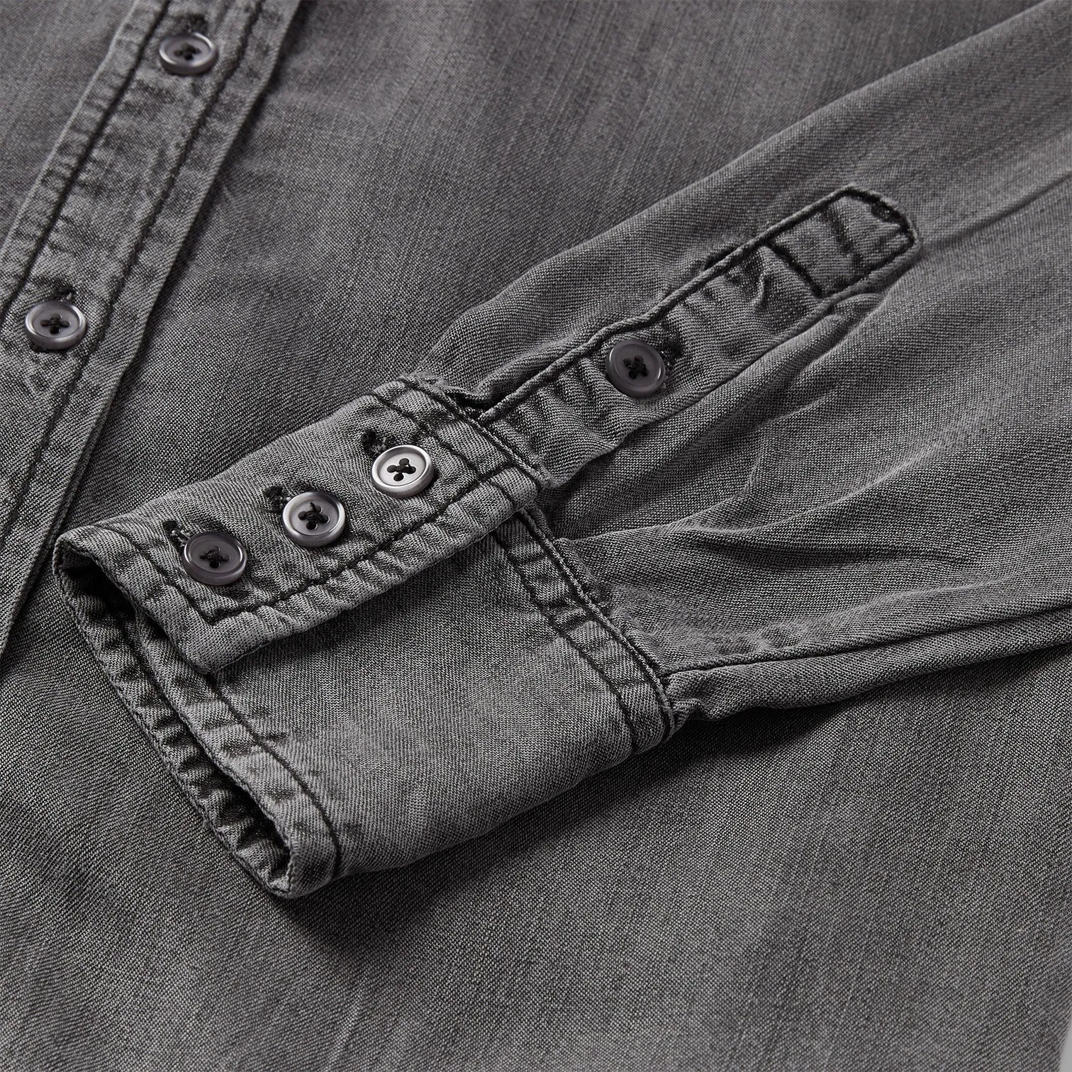 Boyfriend Fit Denim Shirt -STETSON